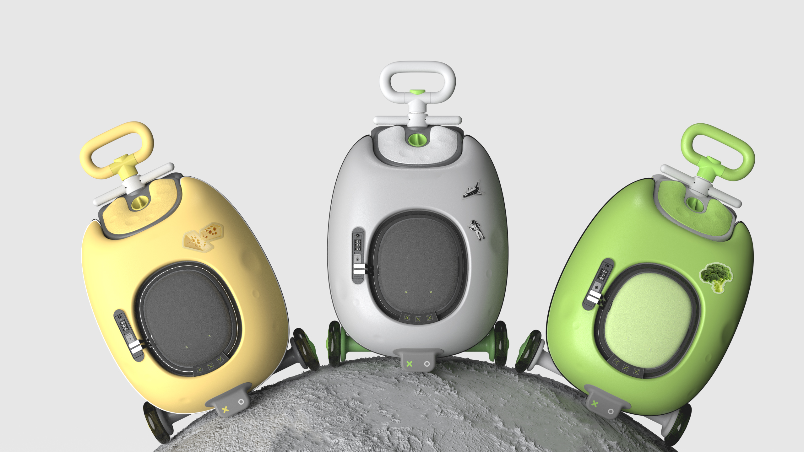 Creative design，industrial design，product design，Stroller design，Children's suitcase，