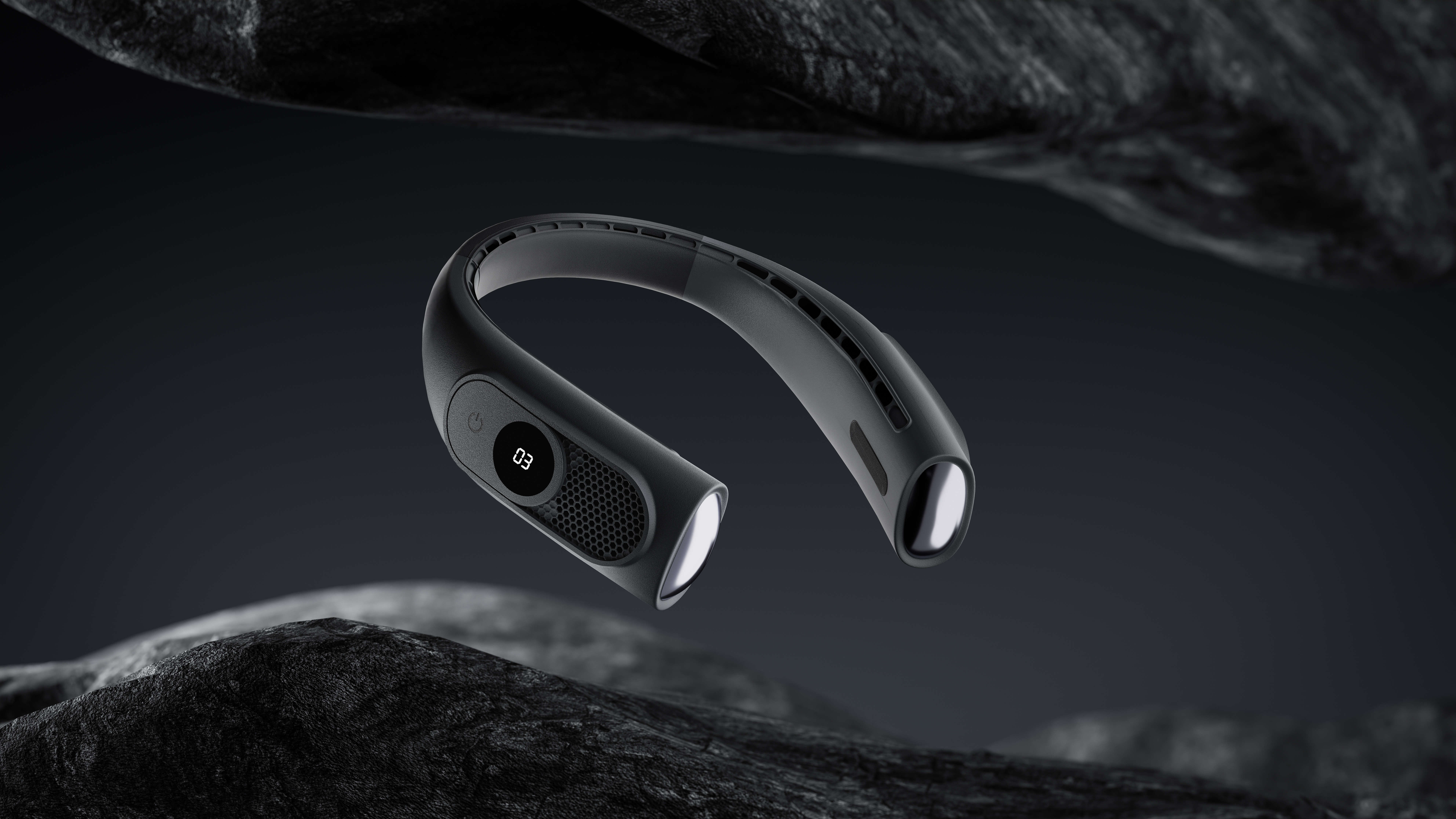 Hanging neck fan，Fan，halter ，Leafless fan，Leafless，sports fan，outdoor sport，