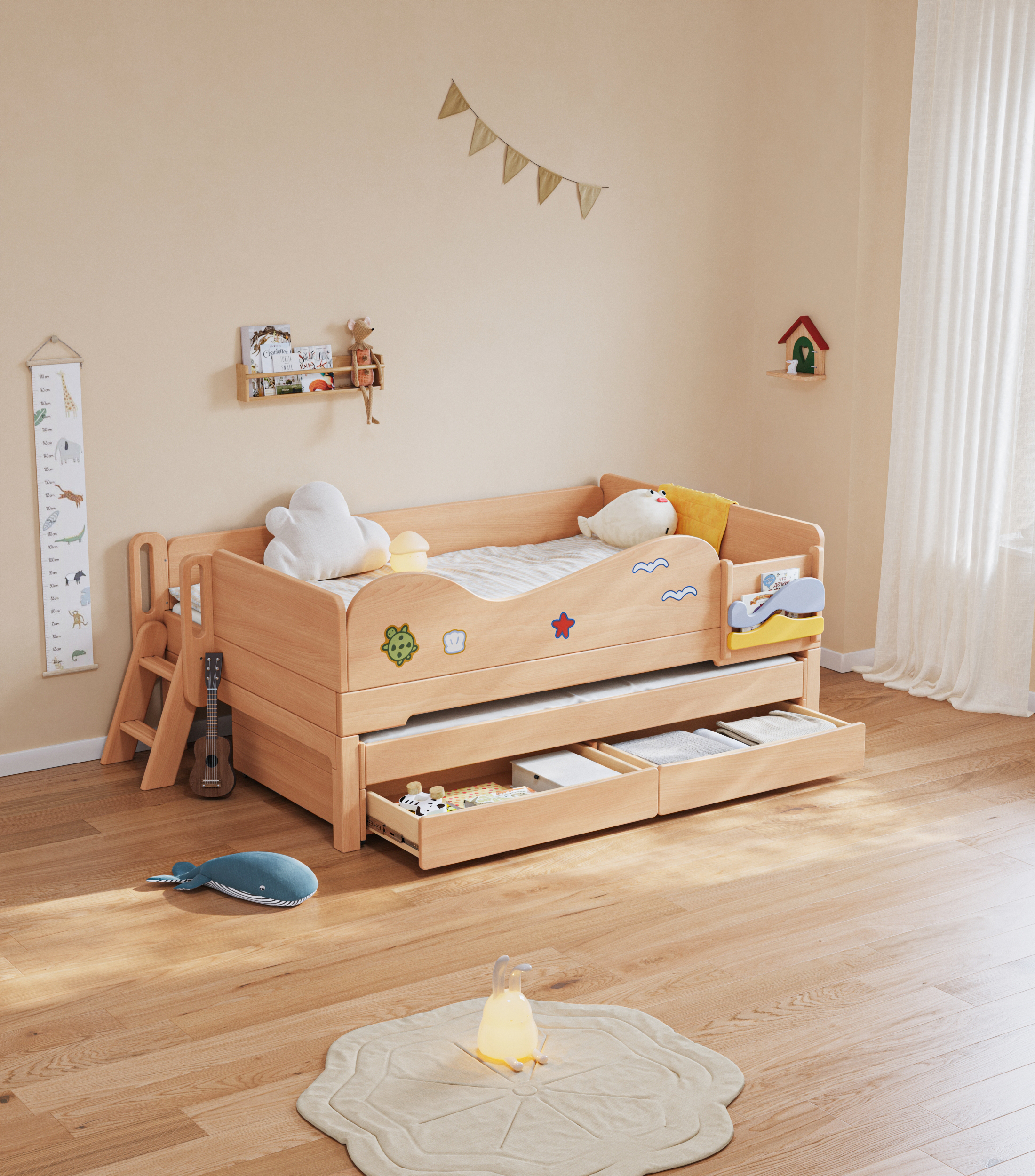 Children design，Children's fun design，Children bed，
