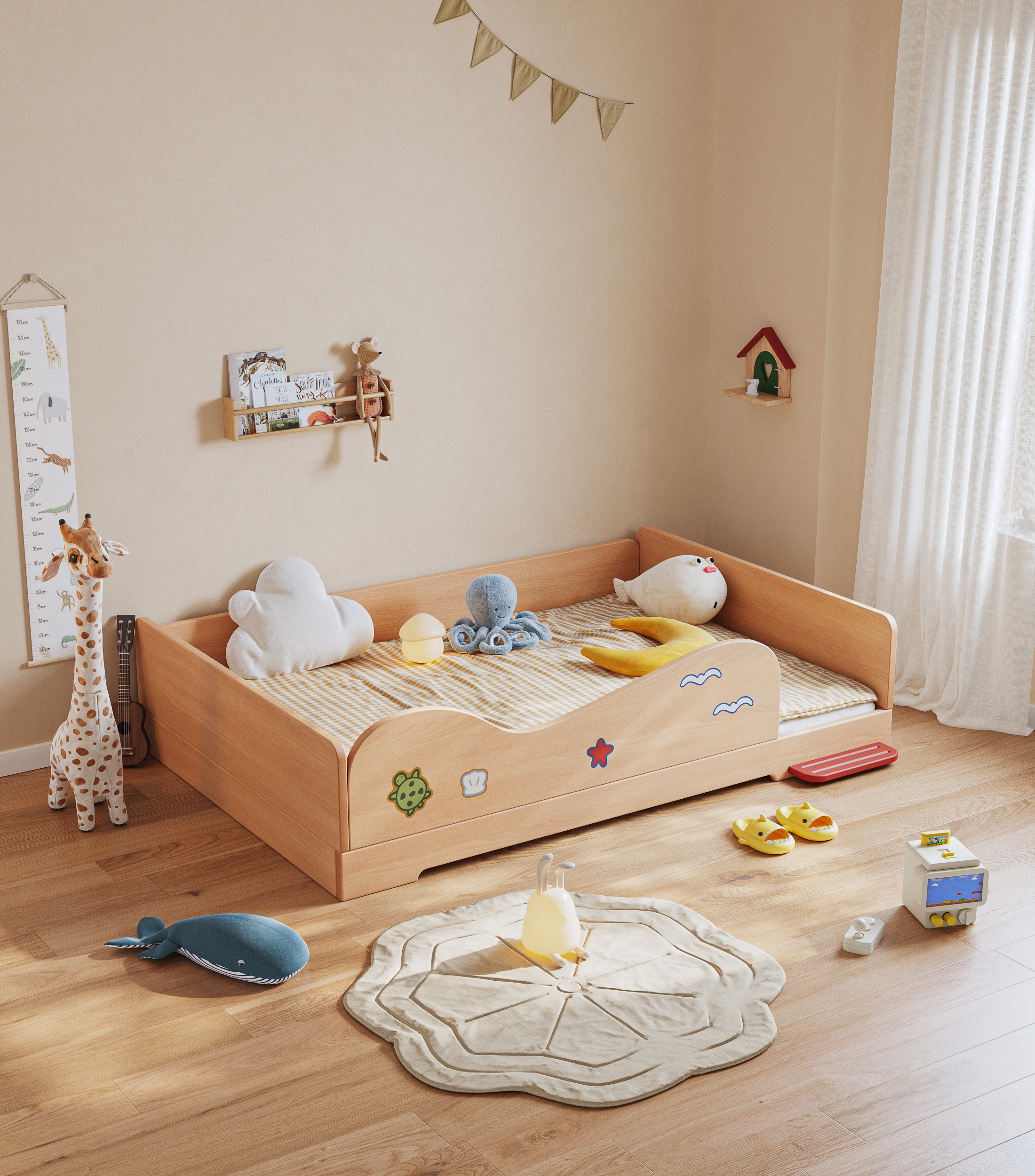 Children design，Children's fun design，Children bed，