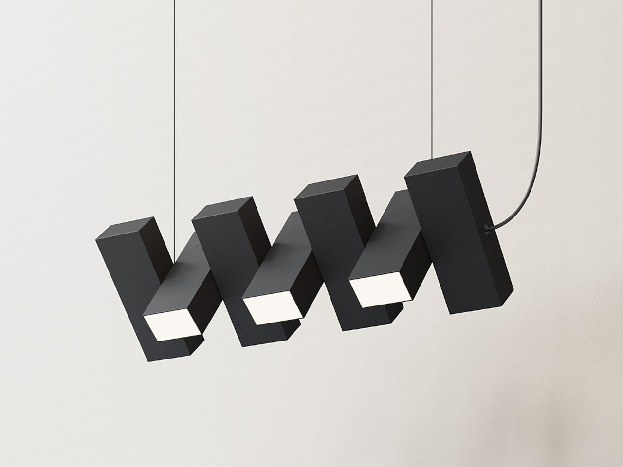 DOMINO，a chandelier，lamps and lanterns，Lighting tools，