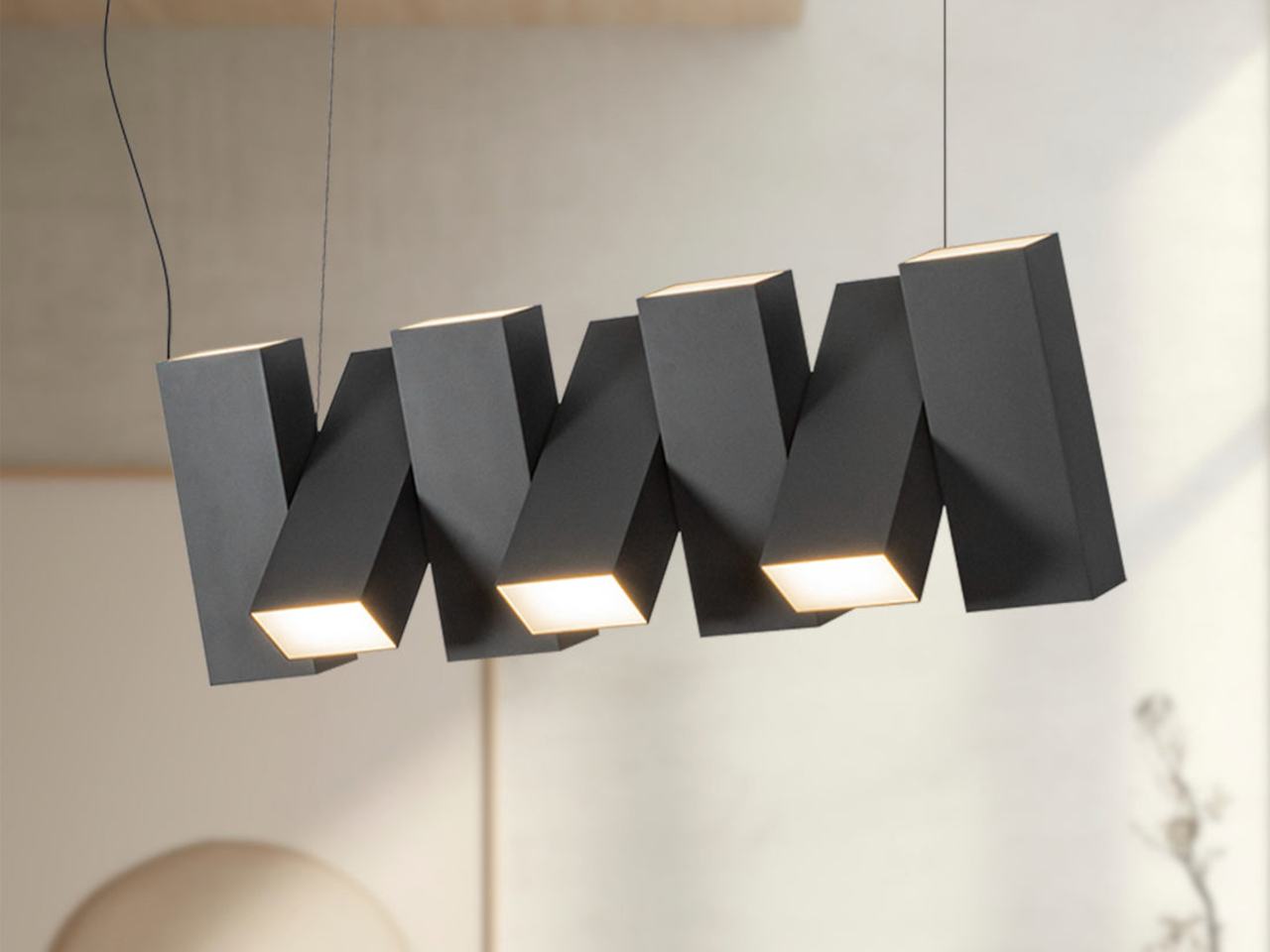 DOMINO，a chandelier，lamps and lanterns，Lighting tools，