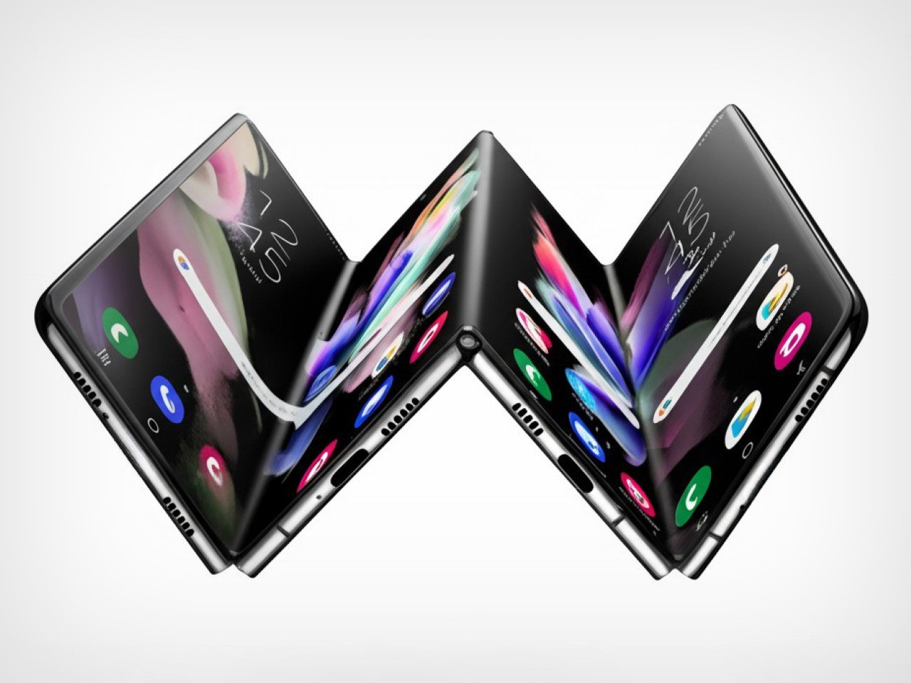 Samsung，mobile phone，Digital，four-fold，Electronic equipment，