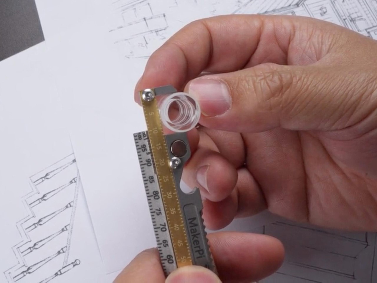 Titanium alloy ruler，bolt driver，Protractor，multi-function，Tiruler，