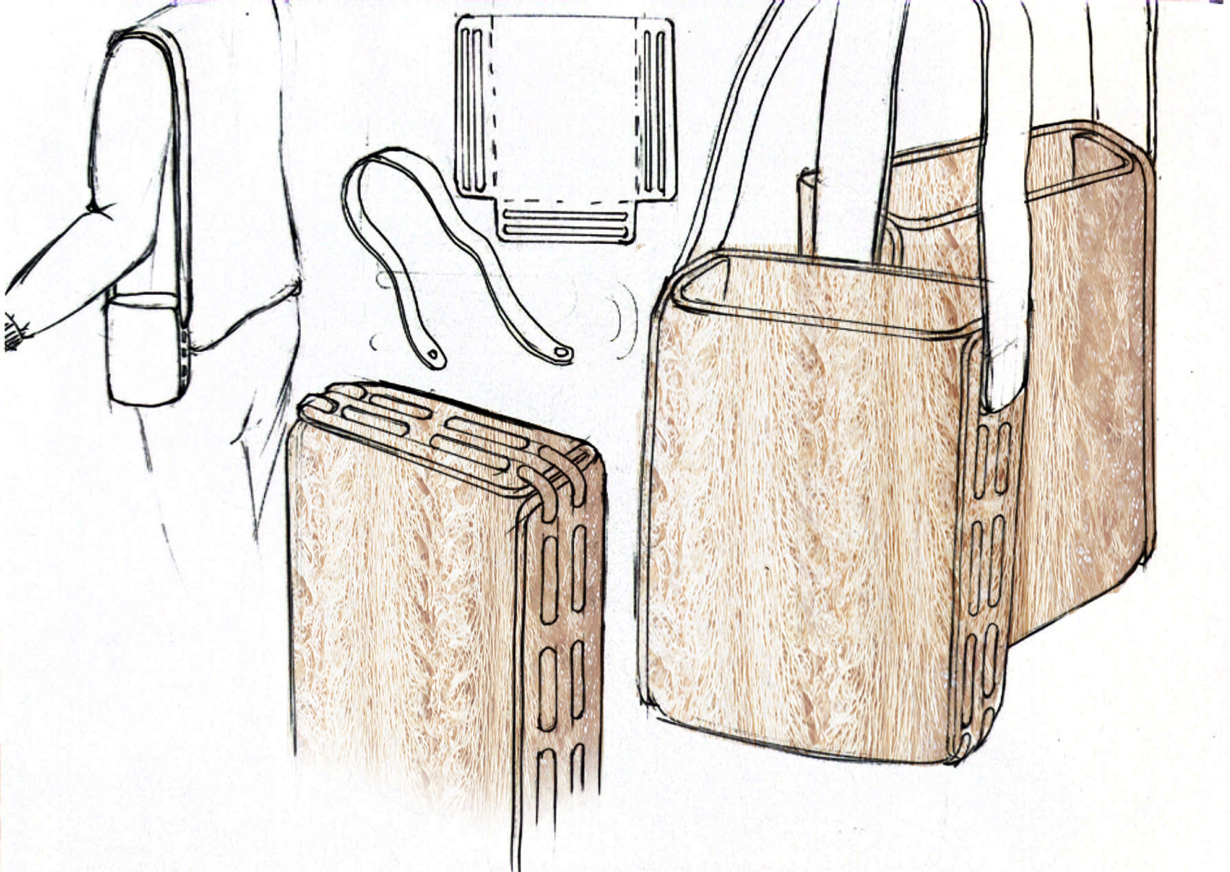 Towel gourd pulp，environment protection，Satchel，Handbag，Cup cover，