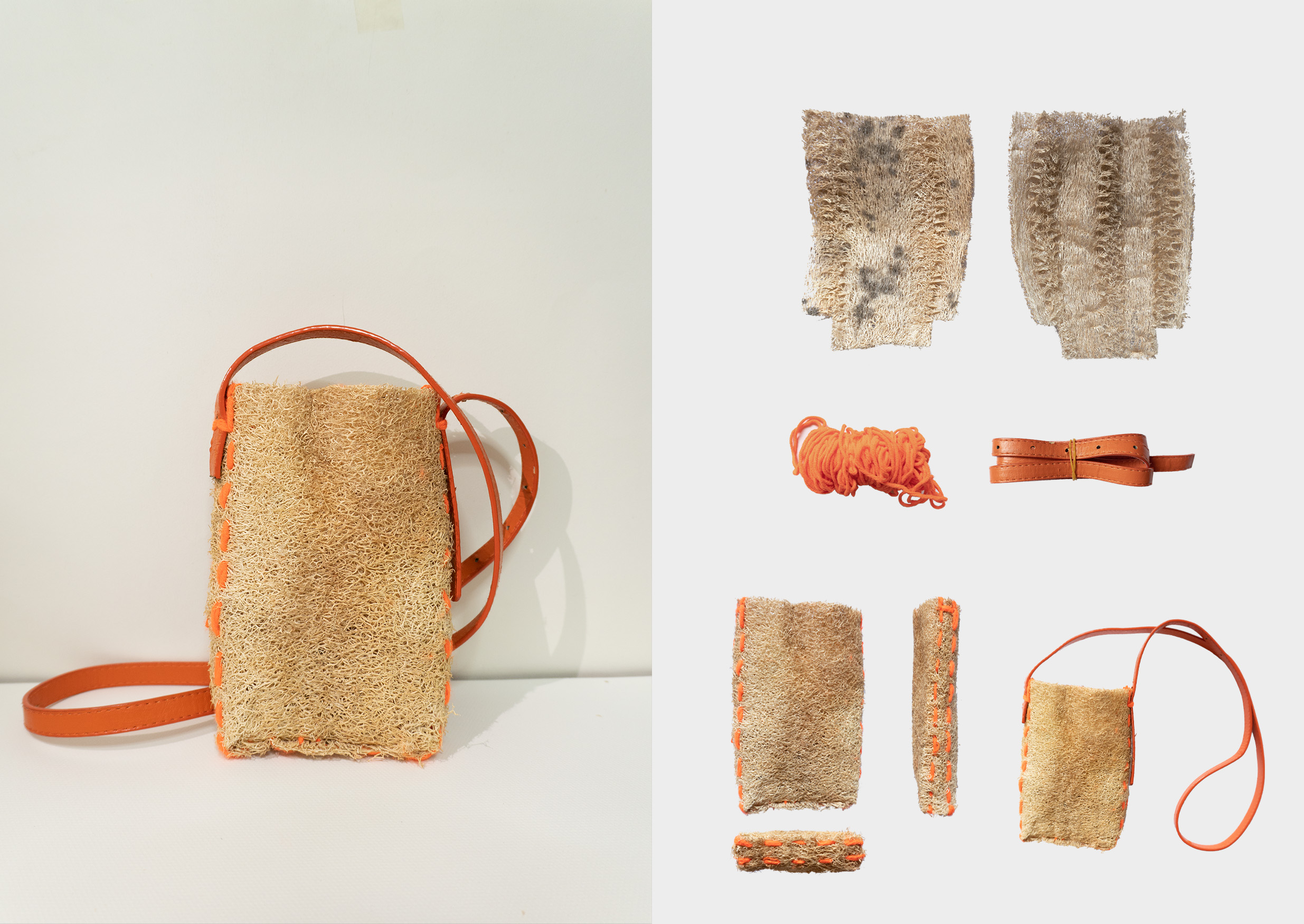 Towel gourd pulp，environment protection，Satchel，Handbag，Cup cover，