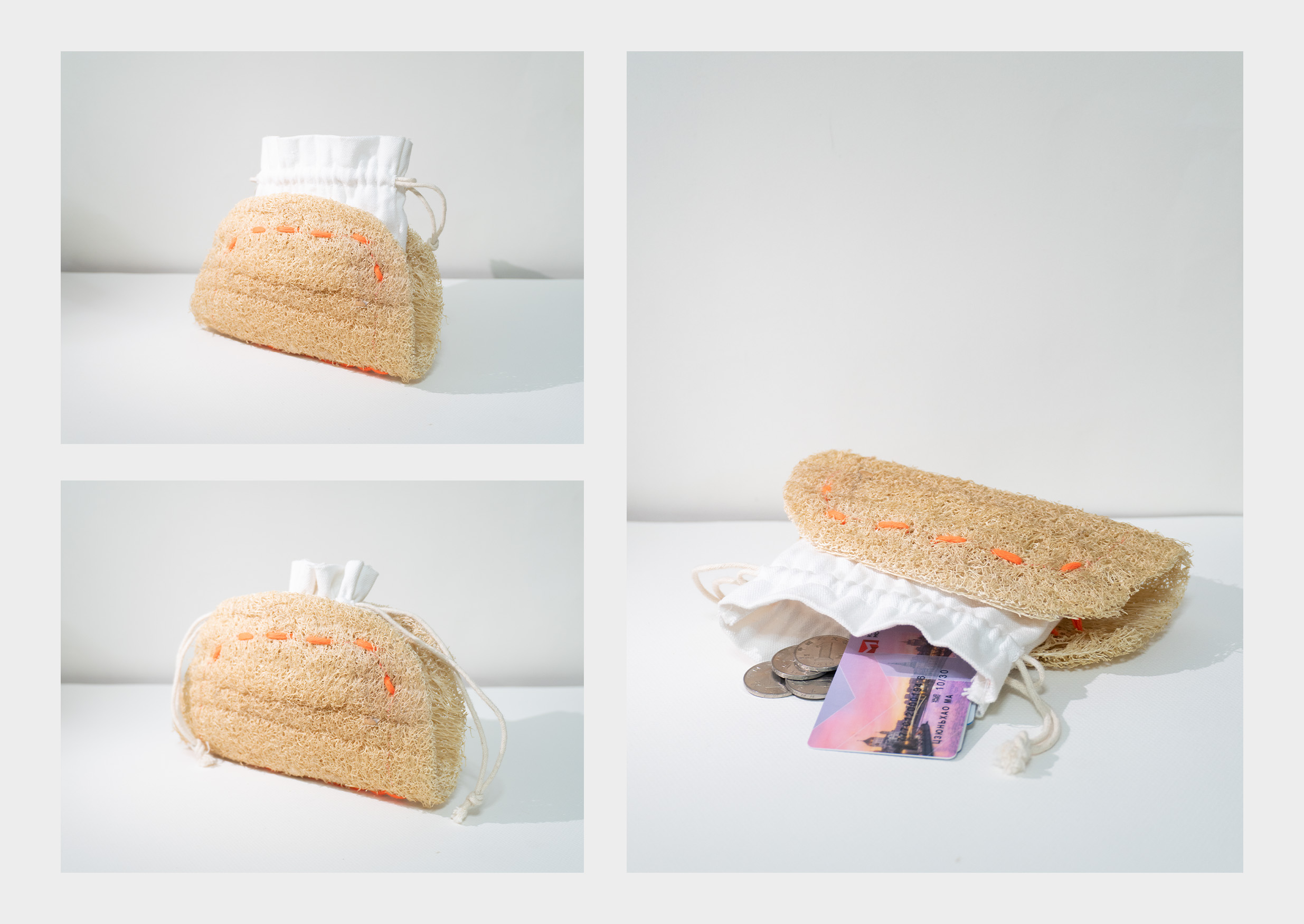 Towel gourd pulp，environment protection，Satchel，Handbag，Cup cover，