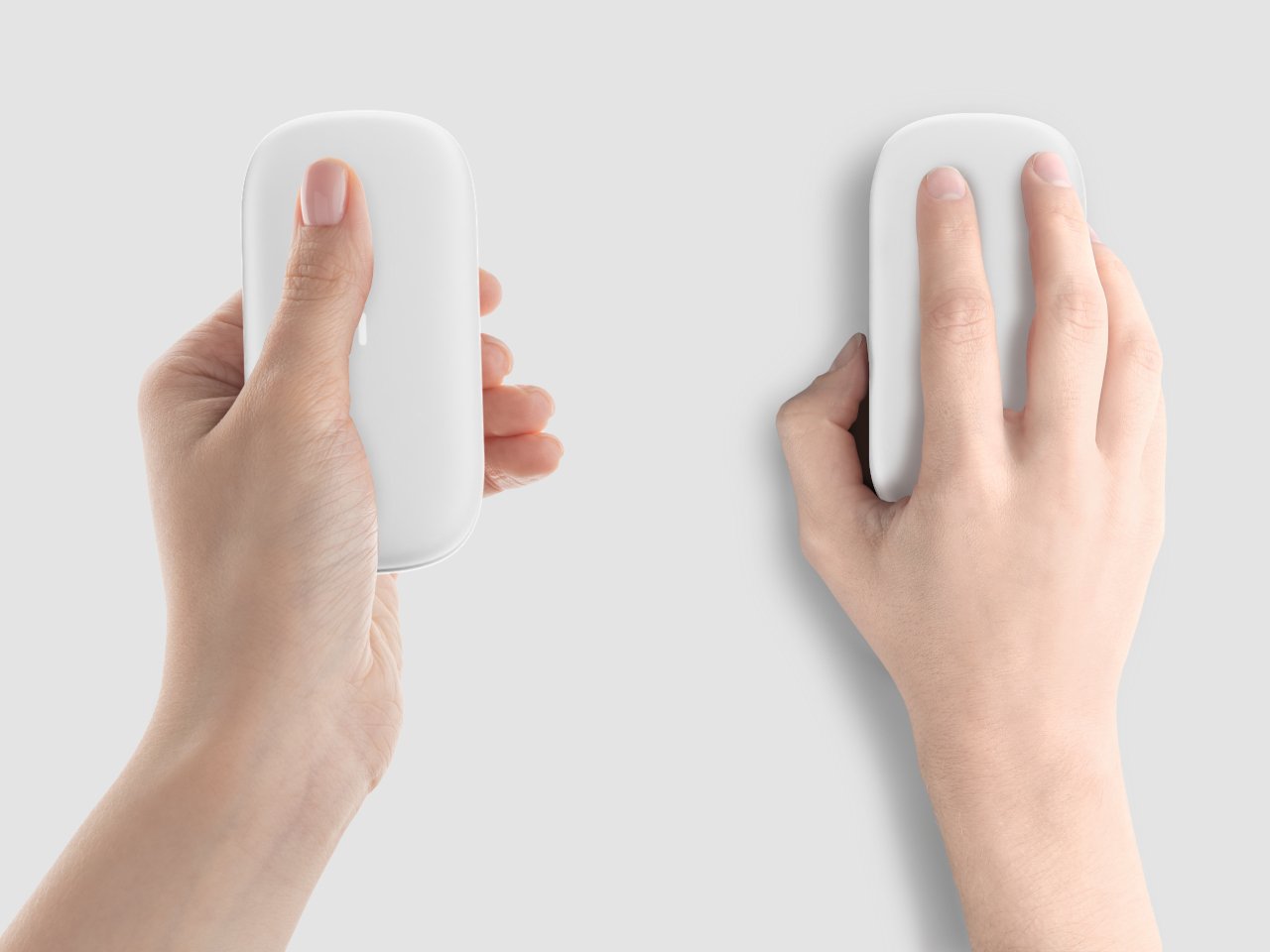 Pebble shape，mouse，fluent，