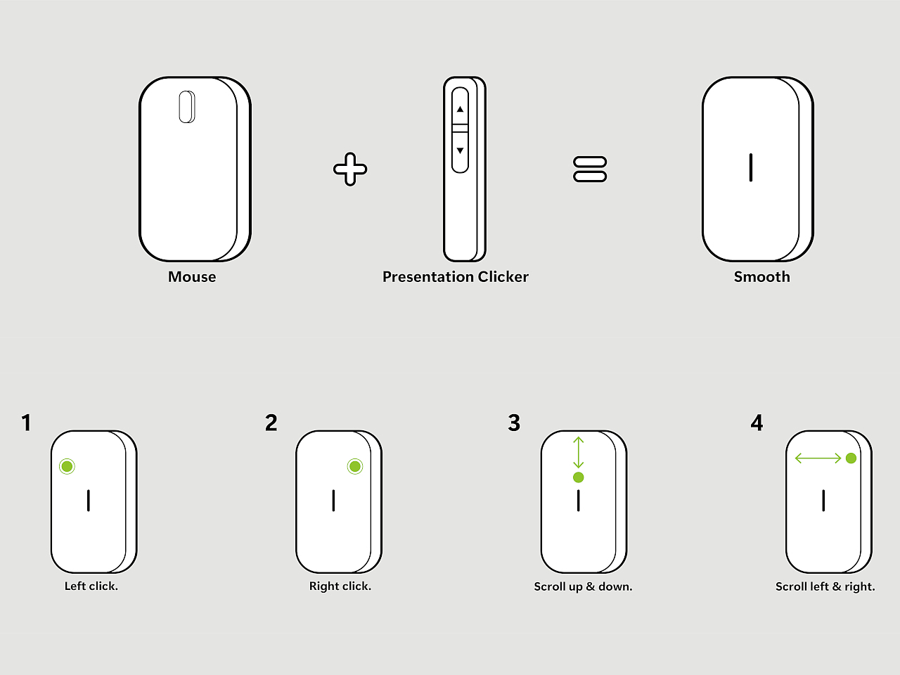 Pebble shape，mouse，fluent，