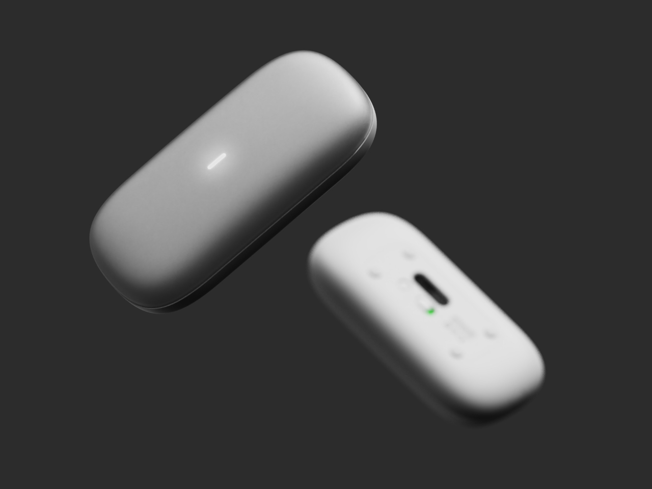 Pebble shape，mouse，fluent，