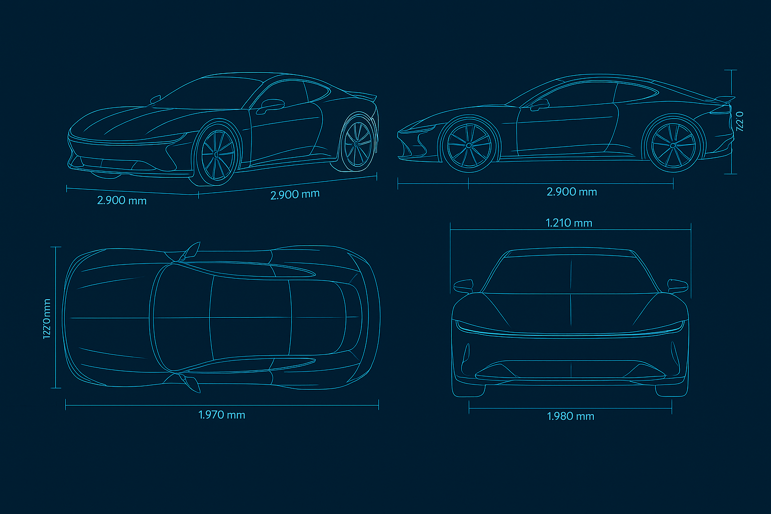 ai，Sports car，appearance，