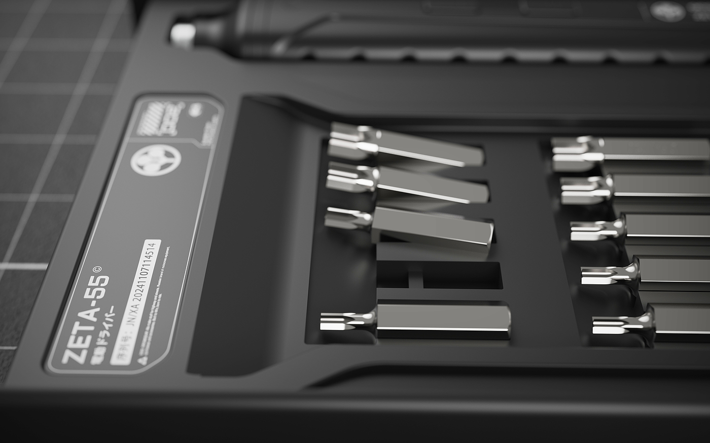 packing design，Electric screwdriver，