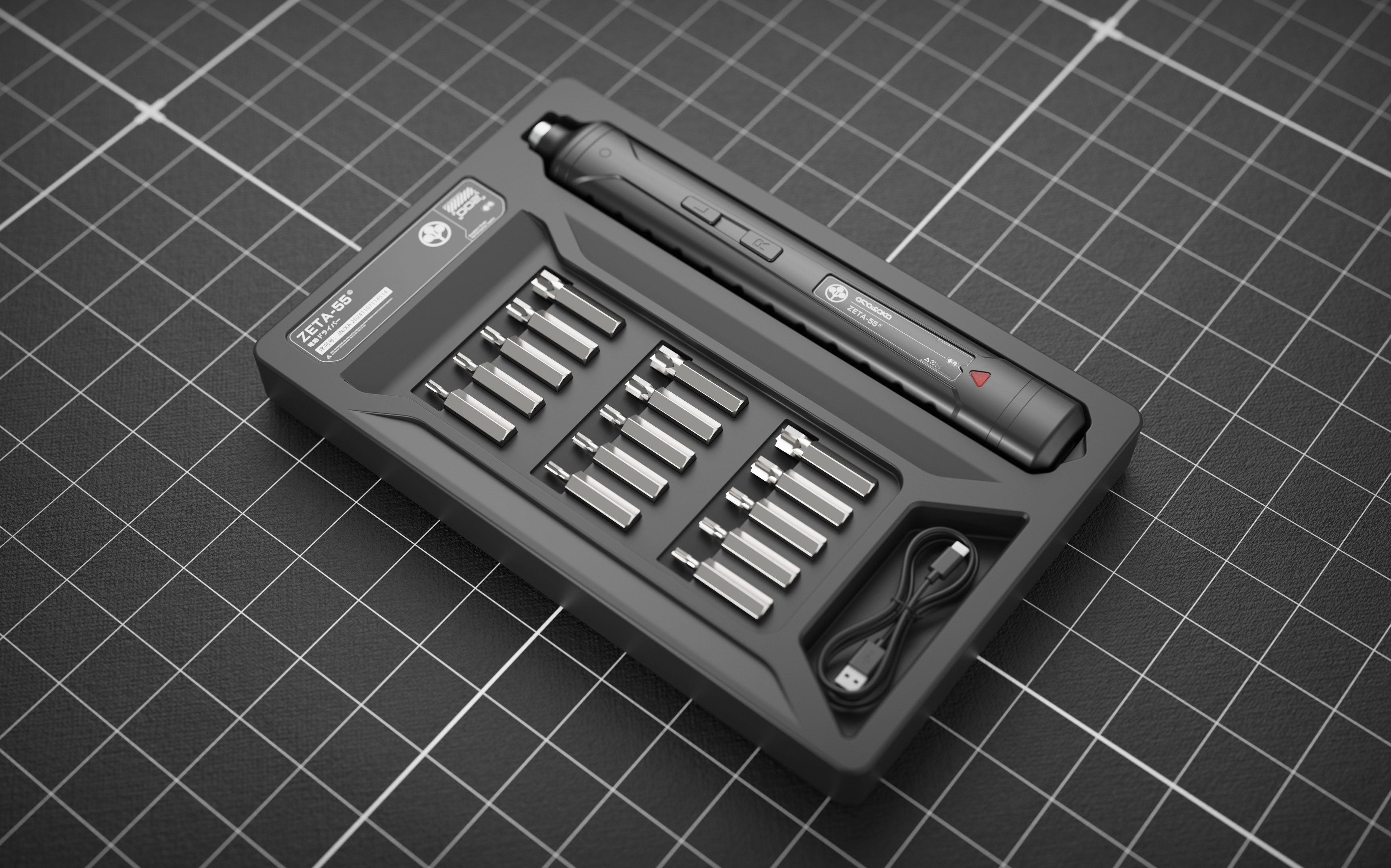 packing design，Electric screwdriver，