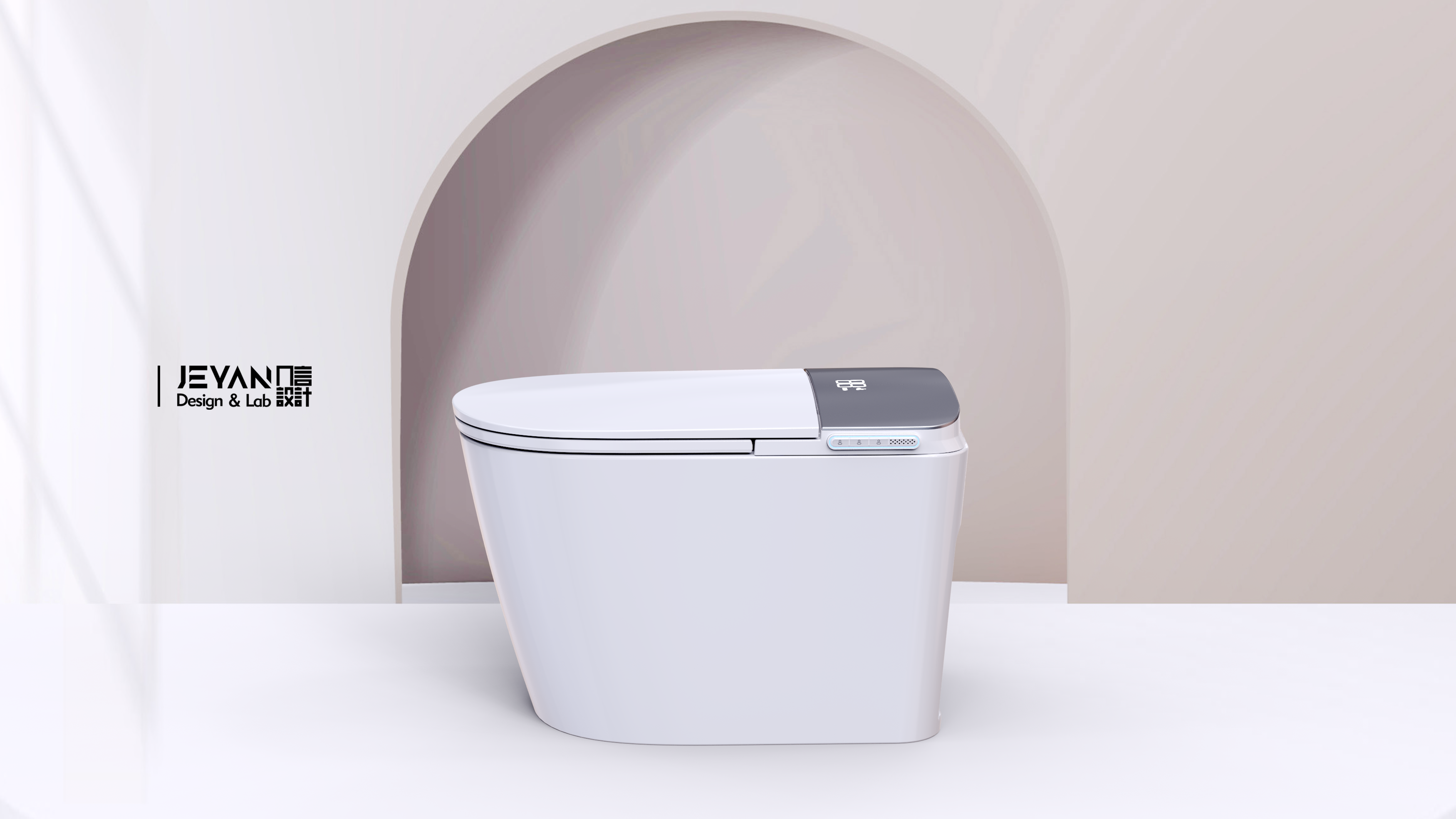 Intelligent toilet，Bathroom design，product design，Several words design，