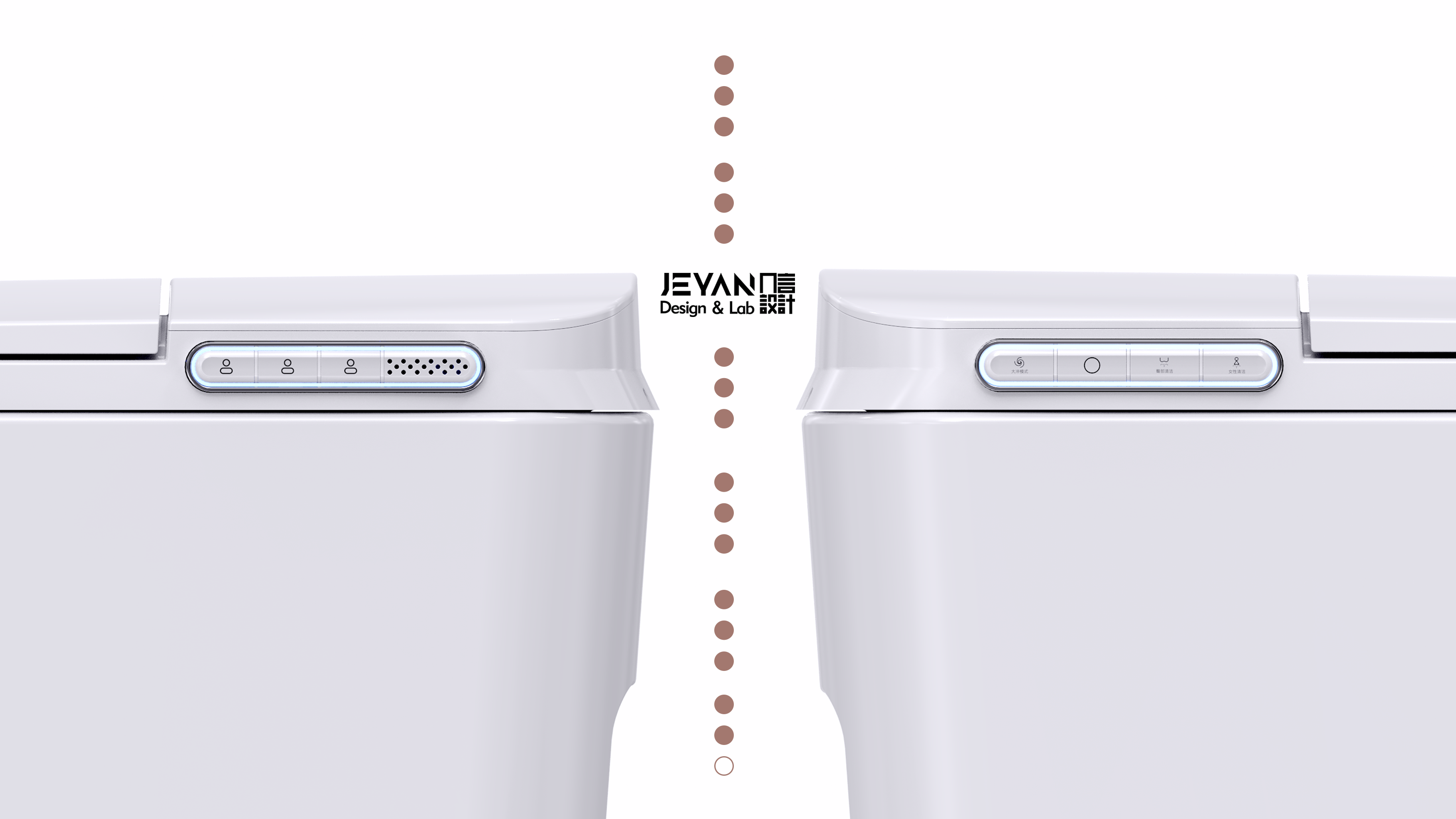 Intelligent toilet，Bathroom design，product design，Several words design，