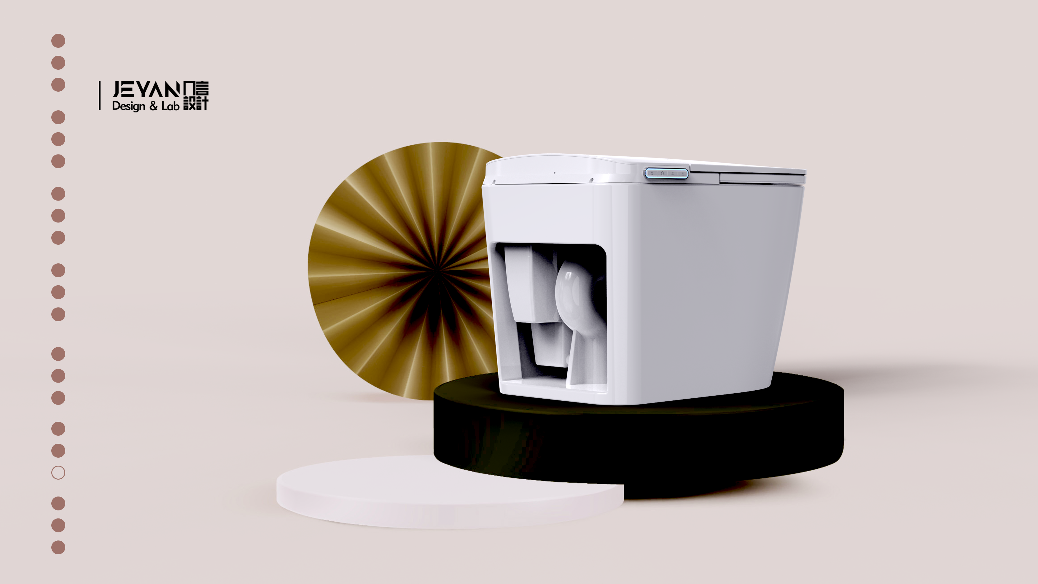 Intelligent toilet，Bathroom design，product design，Several words design，