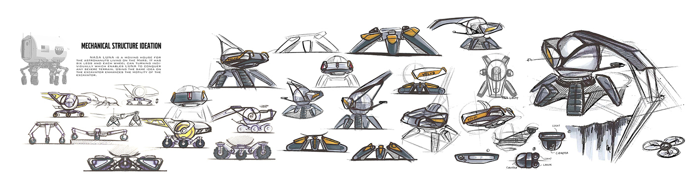 industrial design，heavy industry，Mechanics，conceptual design，excavating machinery，