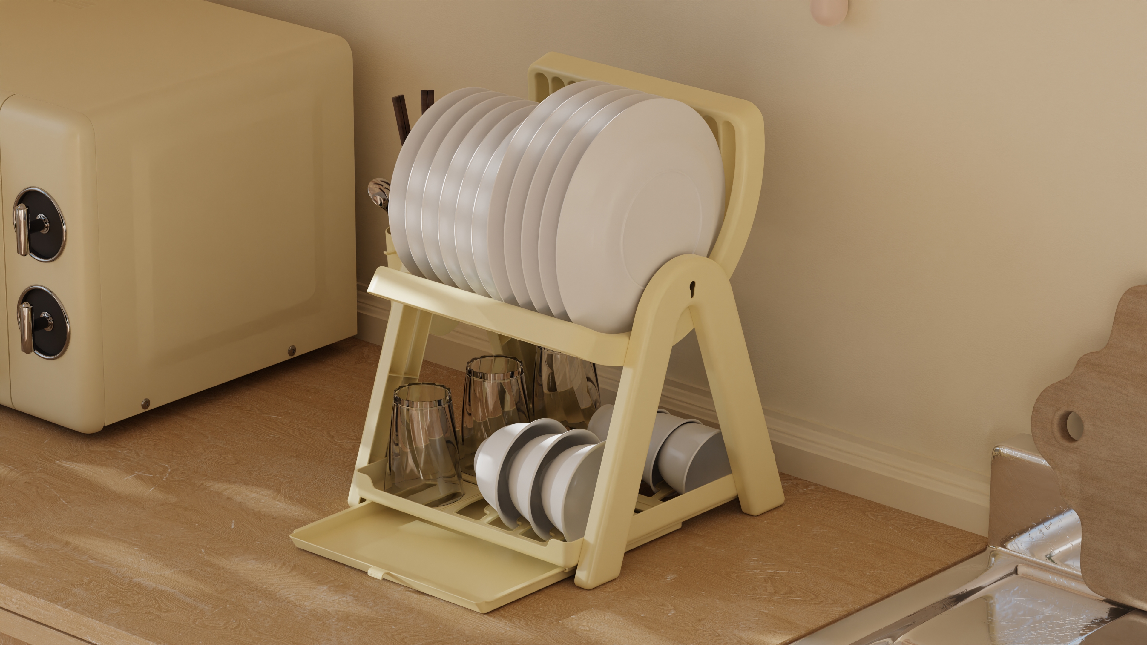 Rack，Receive，kitchen，mesa，Home department store，product design，multi-function，removable，