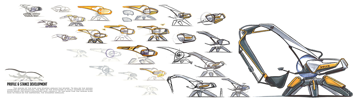 industrial design，heavy industry，Mechanics，conceptual design，excavating machinery，