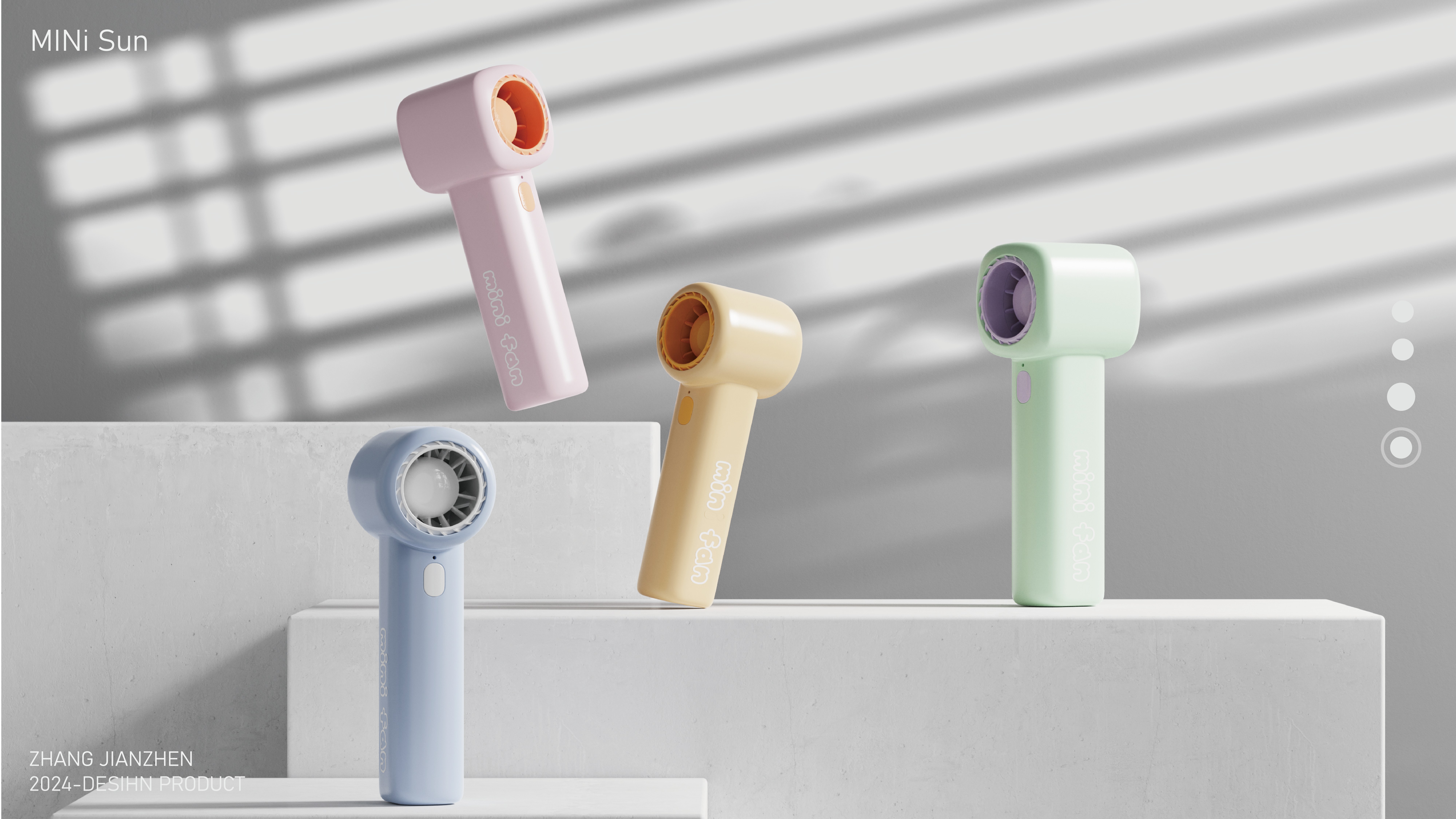 Emotional design，Handheld fan，Mini fan，Listed，