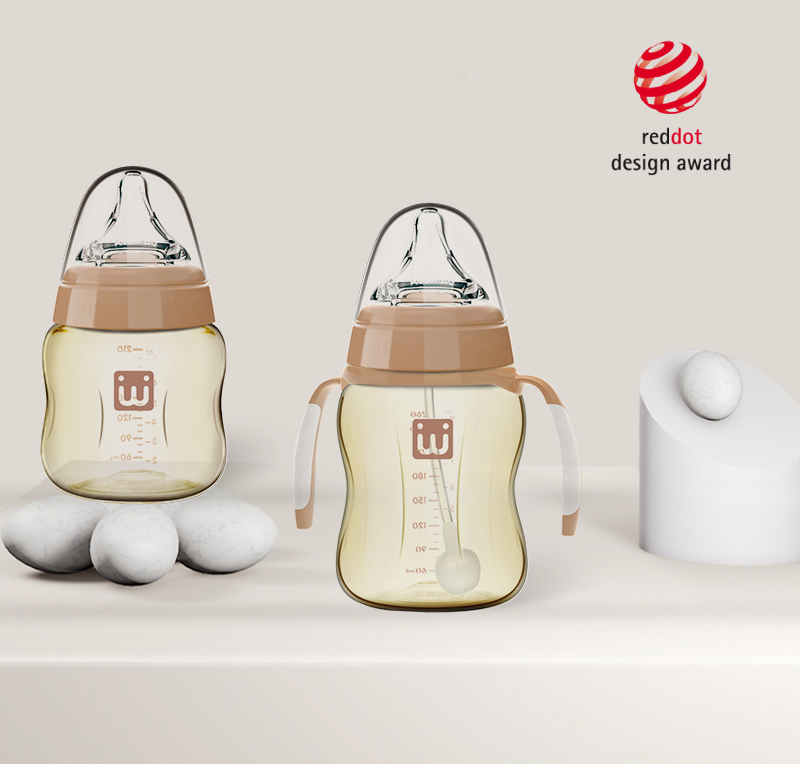 Baby bottle，Maternal and infant products，glass bottle，product design，Italian original design，Emotional design，