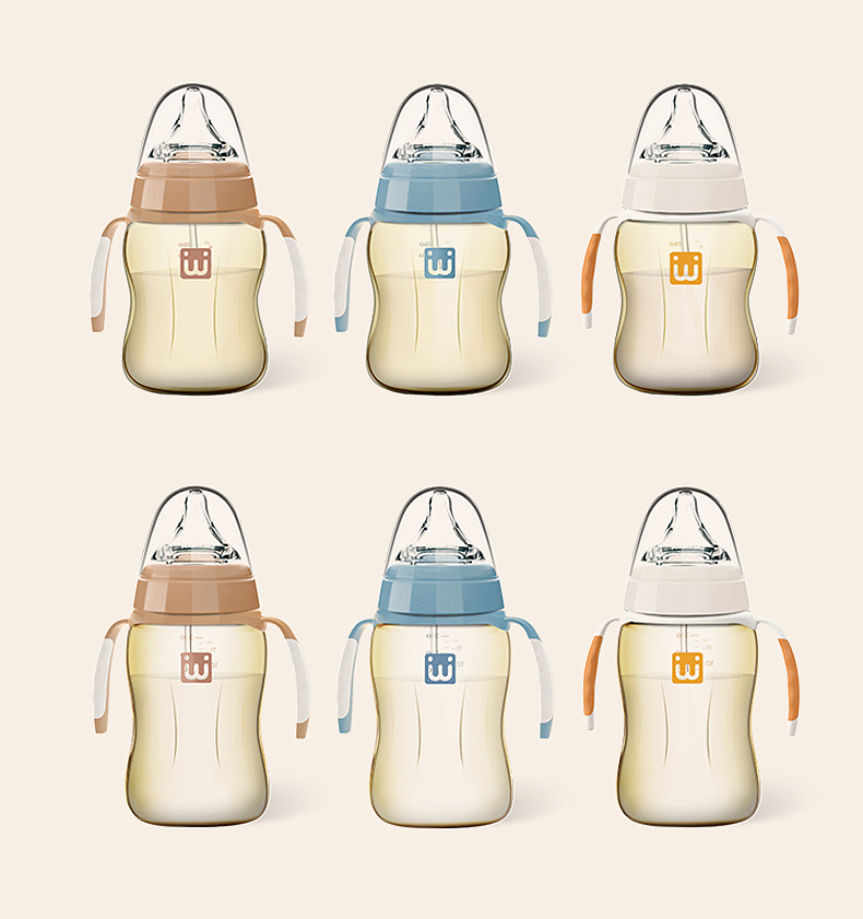 Baby bottle，Maternal and infant products，glass bottle，product design，Italian original design，Emotional design，
