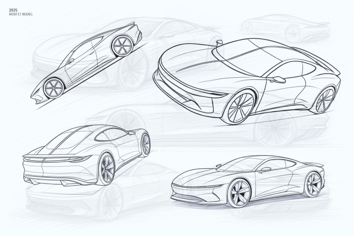 ai，Sports car，appearance，