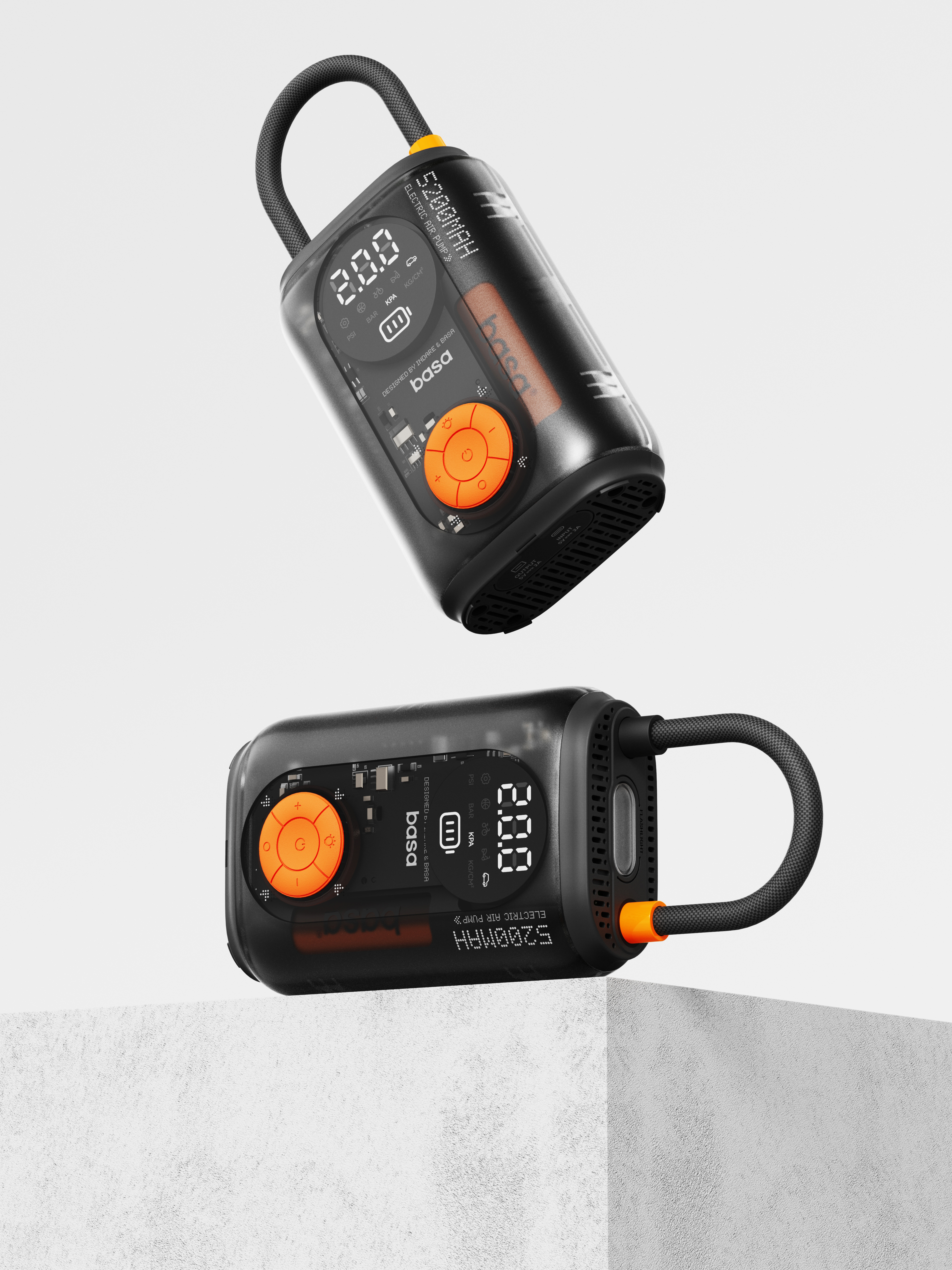 product design，vehicle，Air pump，