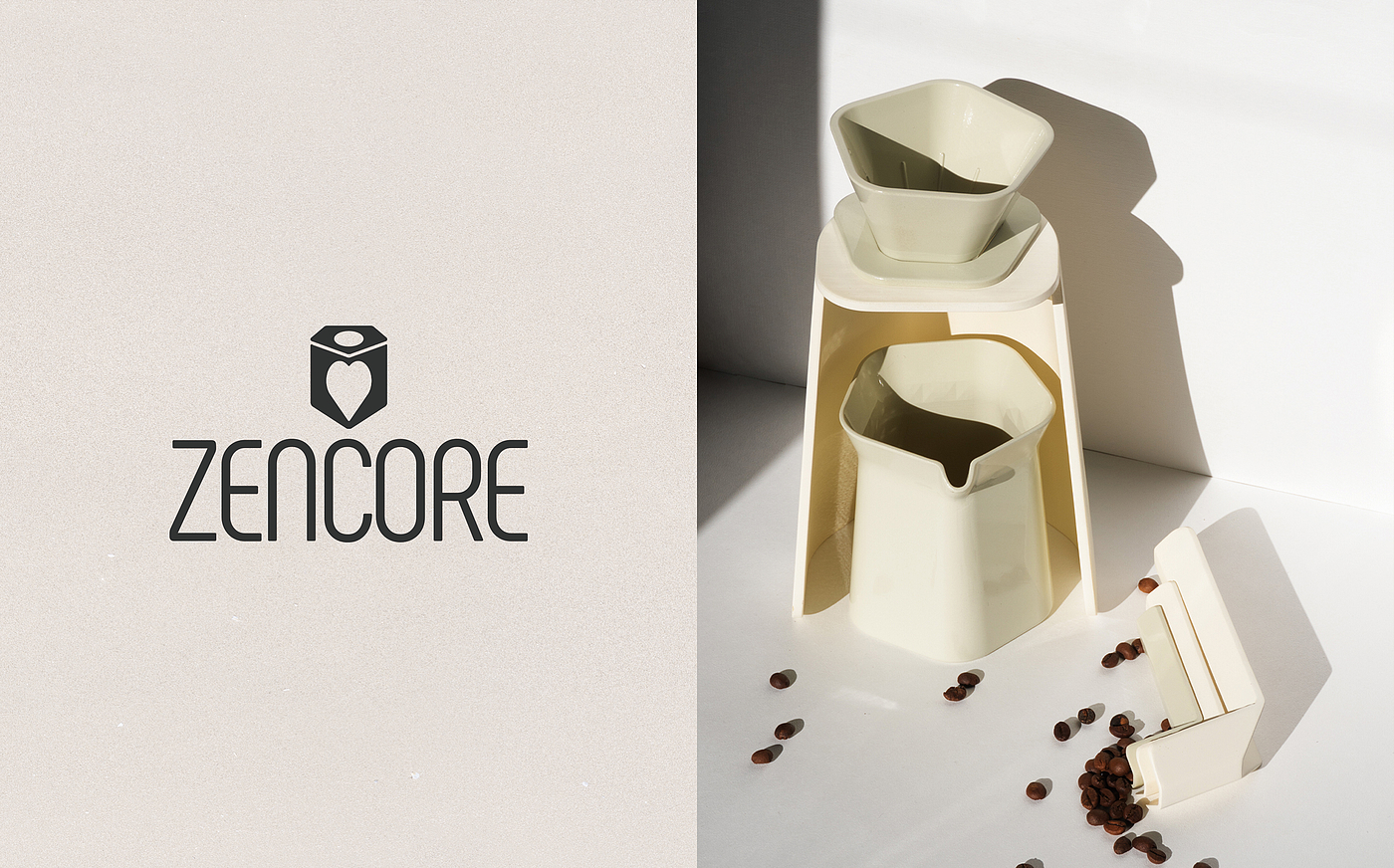 Coffee，Make coffee by hand，White noise，Light and shadow，