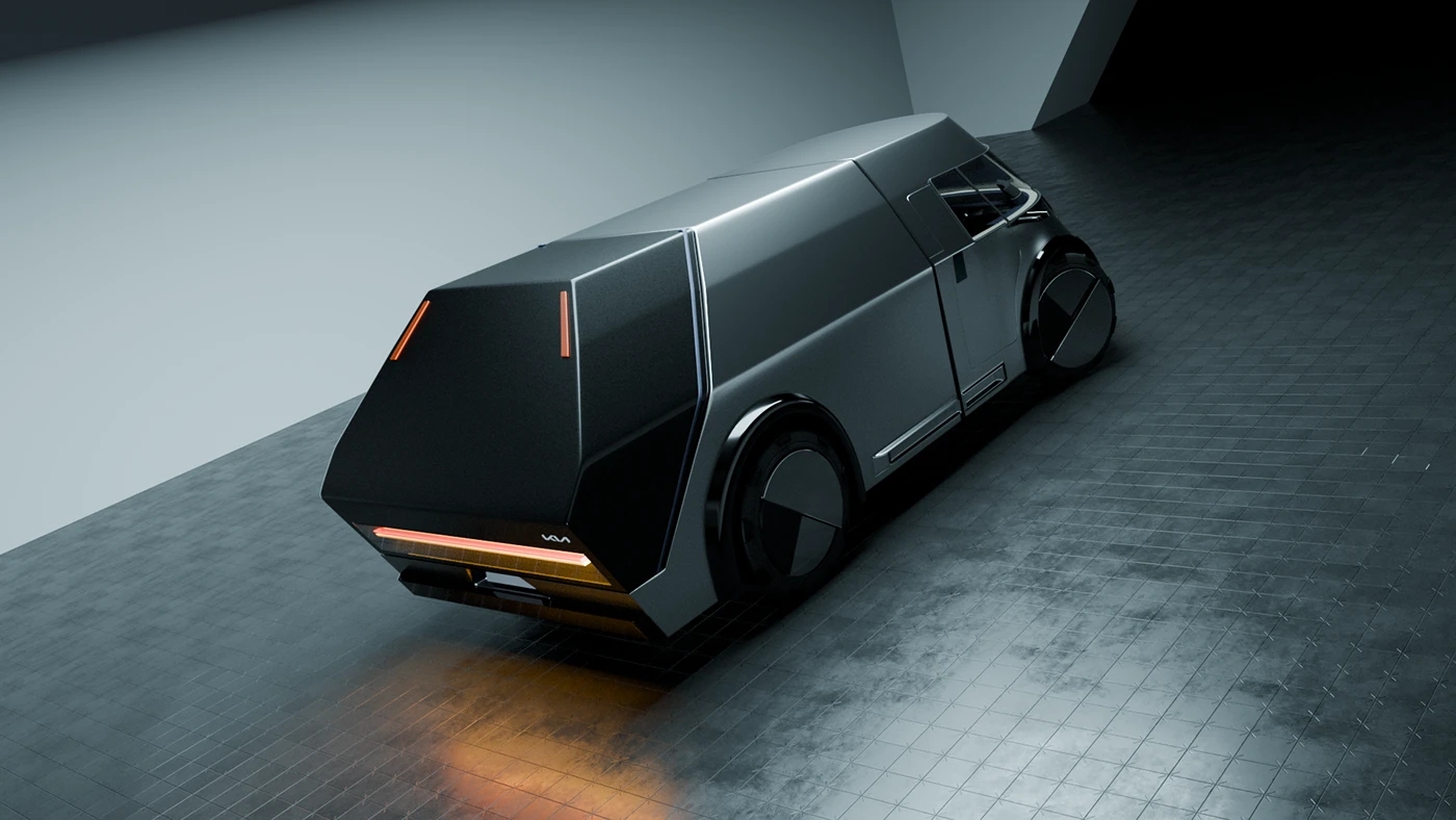 KIA BLOC，automation，Delivery system，semi-autonomous driving，modularization，