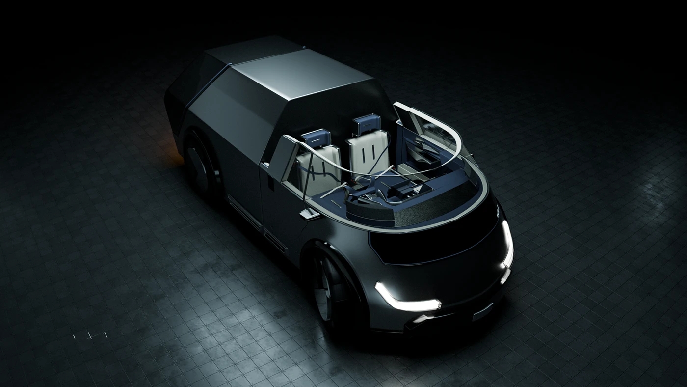 KIA BLOC，automation，Delivery system，semi-autonomous driving，modularization，