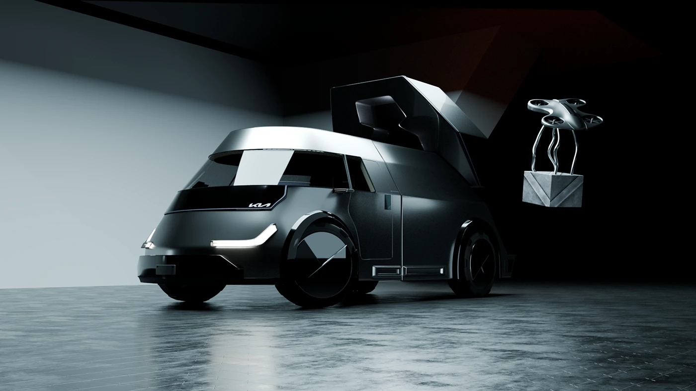 KIA BLOC，automation，Delivery system，semi-autonomous driving，modularization，