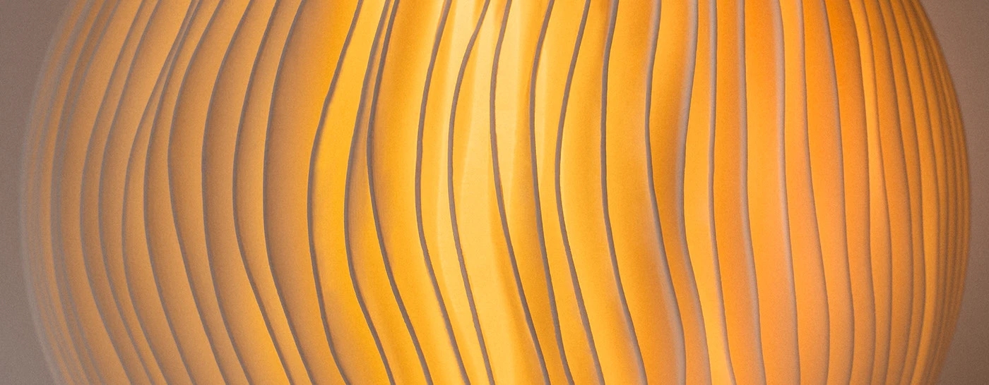 LEORA，lamps and lanterns，Sculpture lamp，Sphere Design，pla，