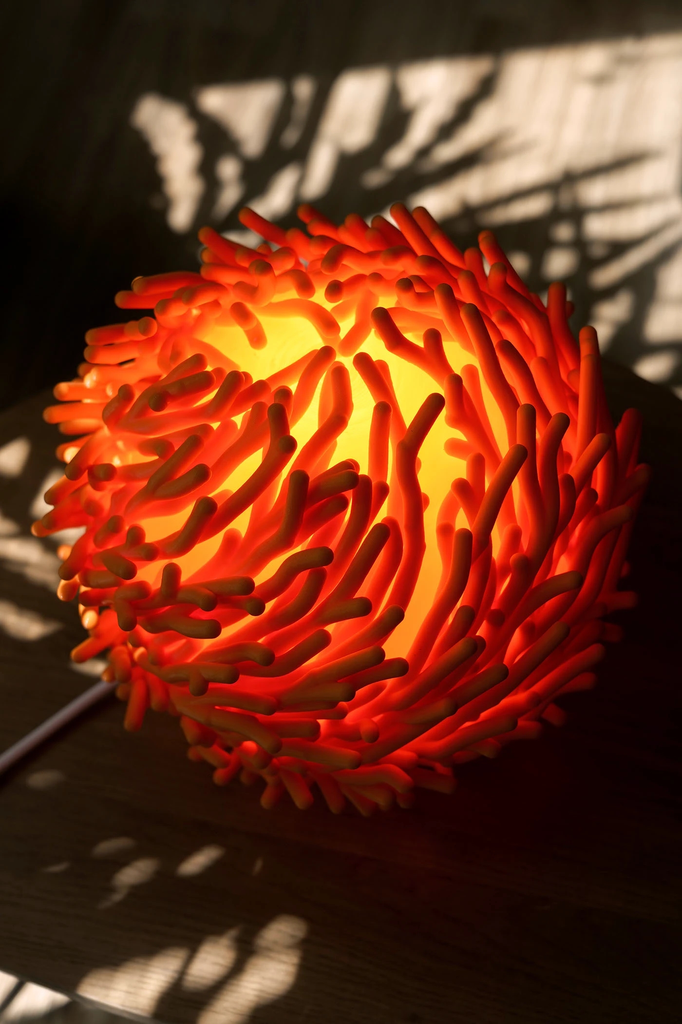 LEORA，lamps and lanterns，Sculpture lamp，Sphere Design，pla，