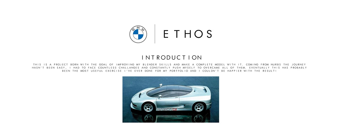 BMW Ethos，aerodynamics，Muscular sensation，Hydrogen fuel cell，Zero emission，