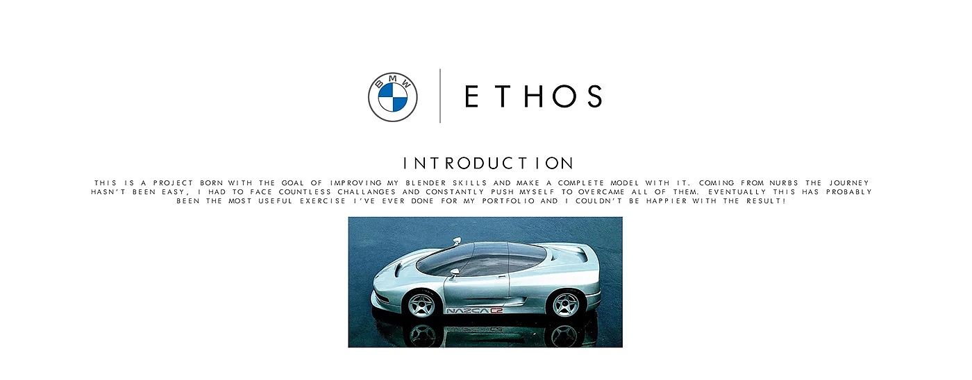 BMW Ethos，aerodynamics，Muscular sensation，Hydrogen fuel cell，Zero emission，