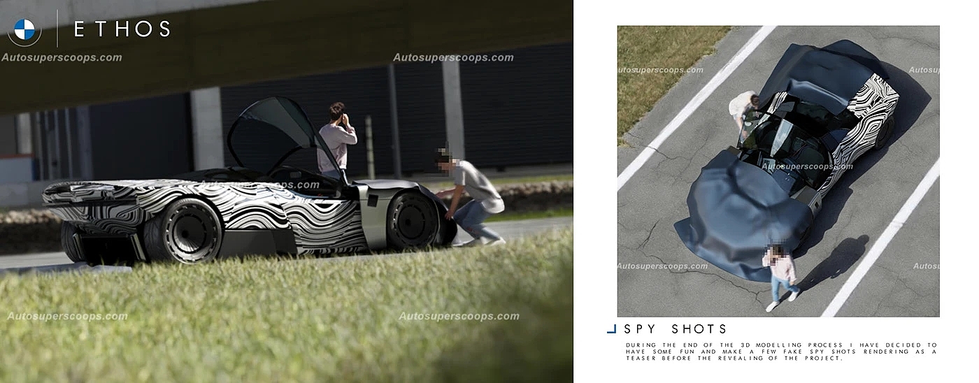 BMW Ethos，aerodynamics，Muscular sensation，Hydrogen fuel cell，Zero emission，