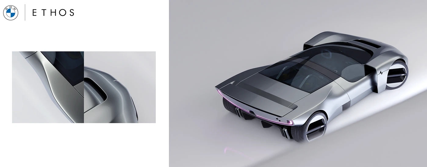 BMW Ethos，aerodynamics，Muscular sensation，Hydrogen fuel cell，Zero emission，