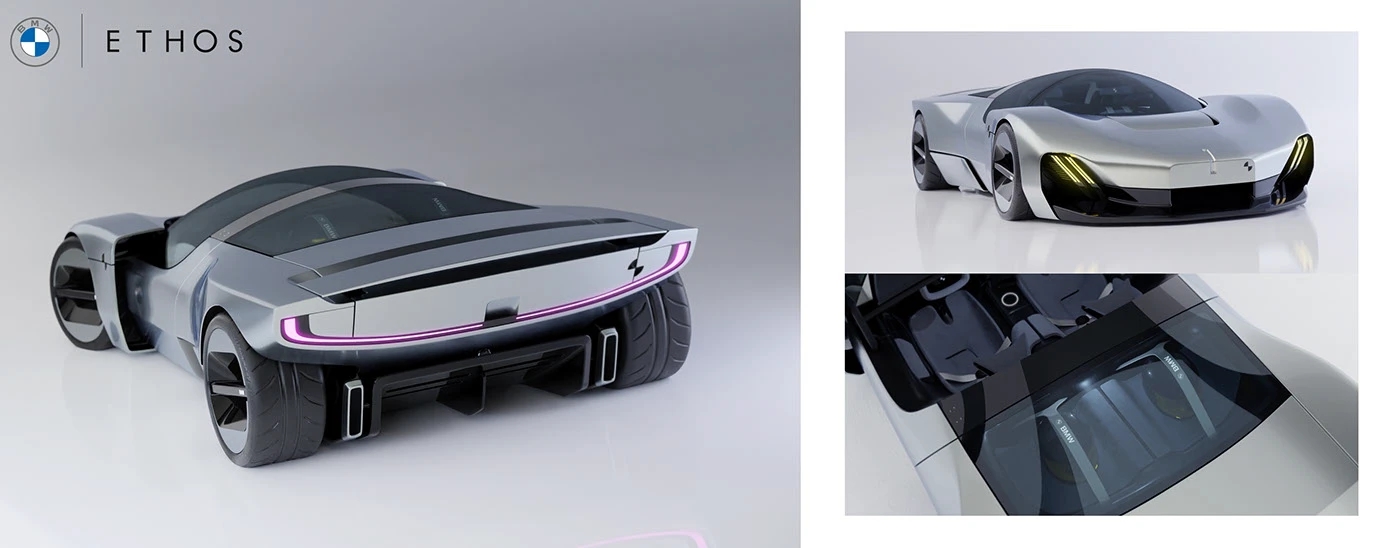 BMW Ethos，aerodynamics，Muscular sensation，Hydrogen fuel cell，Zero emission，