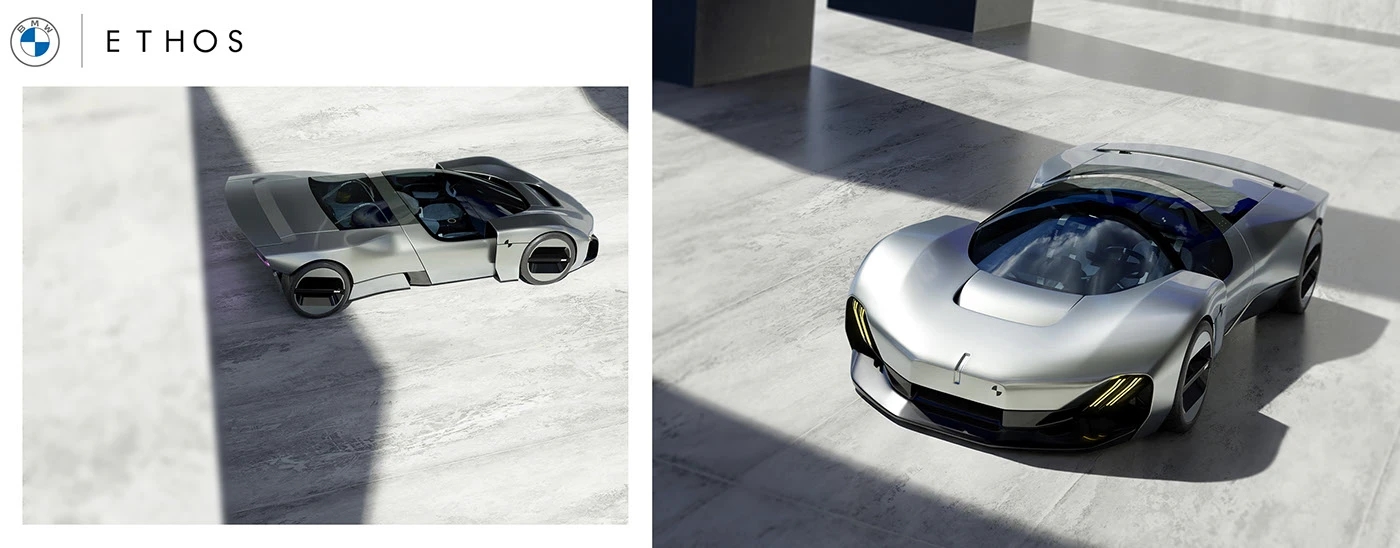 BMW Ethos，aerodynamics，Muscular sensation，Hydrogen fuel cell，Zero emission，