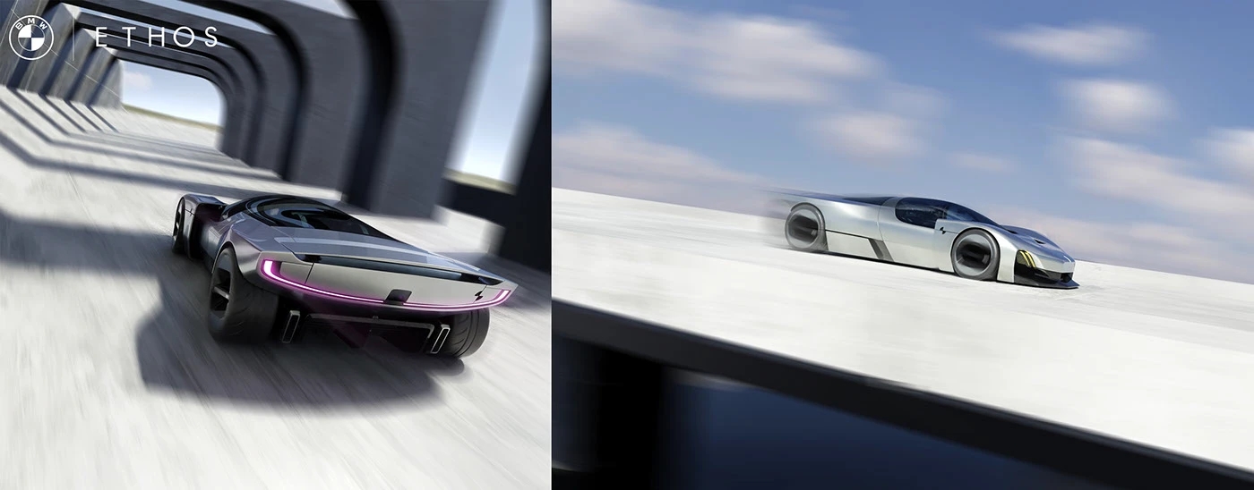 BMW Ethos，aerodynamics，Muscular sensation，Hydrogen fuel cell，Zero emission，