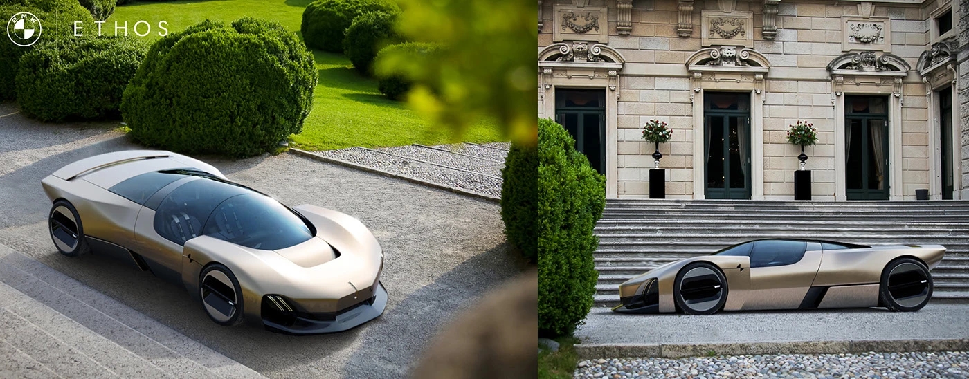 BMW Ethos，aerodynamics，Muscular sensation，Hydrogen fuel cell，Zero emission，