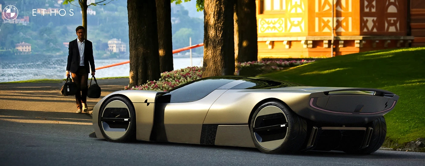 BMW Ethos，aerodynamics，Muscular sensation，Hydrogen fuel cell，Zero emission，