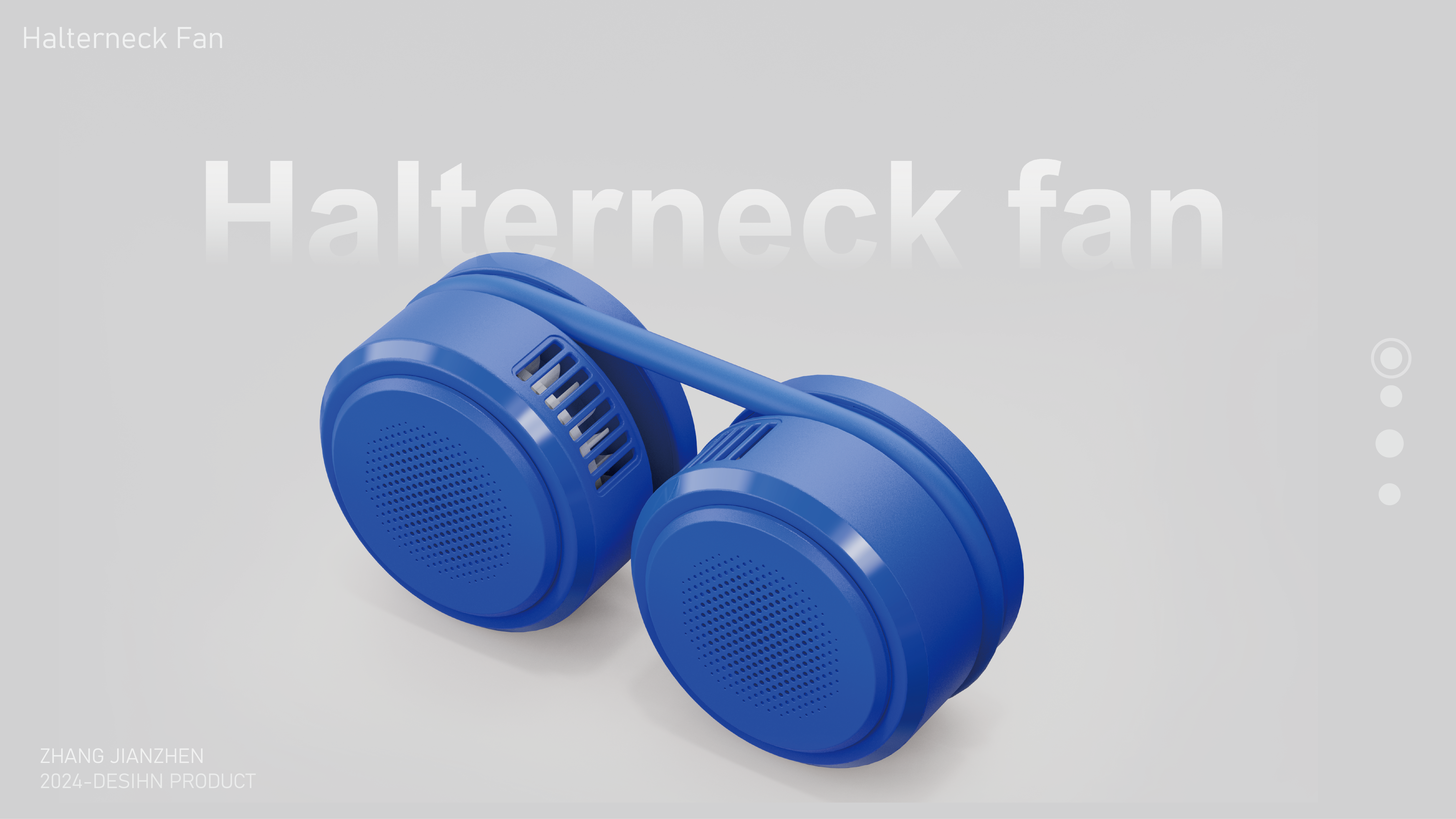 Fan，Hanging neck fan，Small household appliance design，