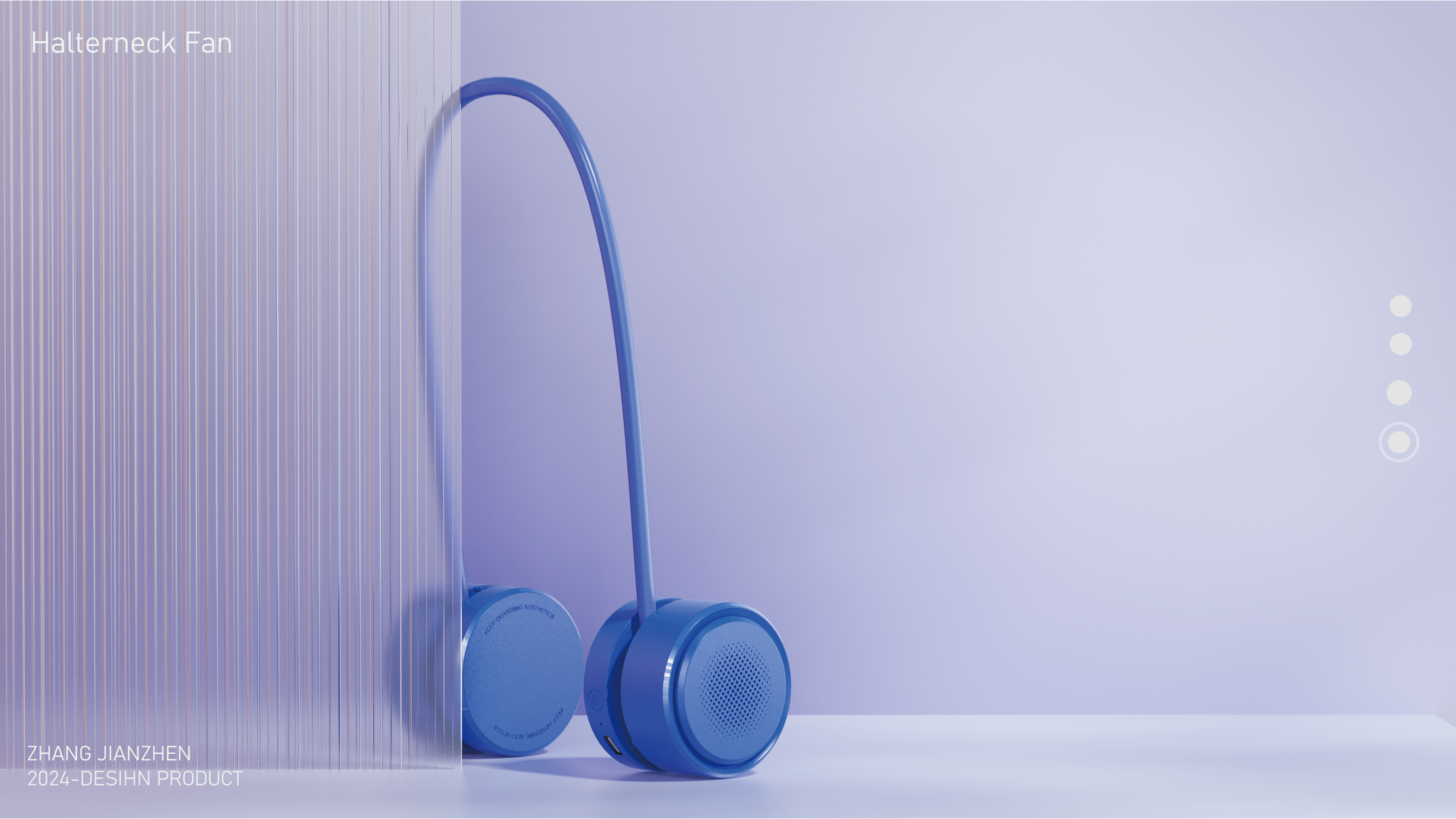 Fan，Hanging neck fan，Small household appliance design，