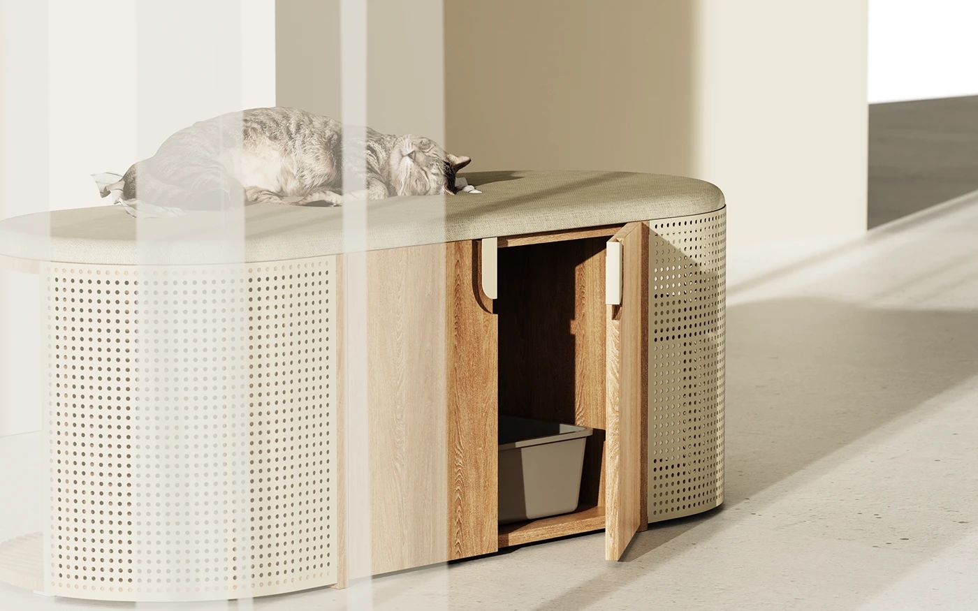 Litter Basin，comfortable，Versatility，storage space ，