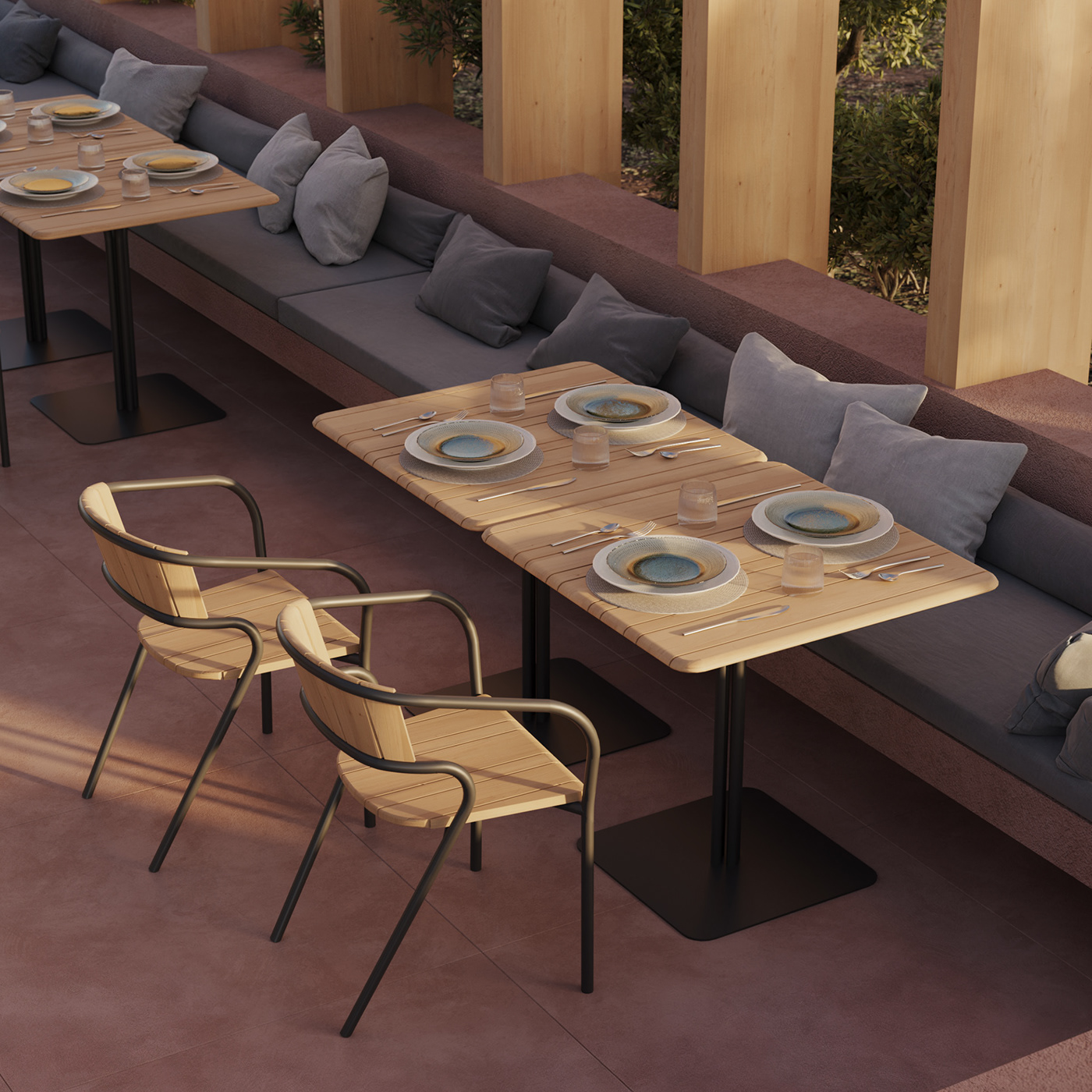 Skld Studio，Eki，Outdoor furniture，Ergonomics，Basque Sun，