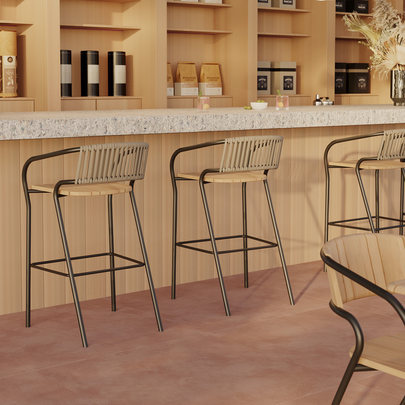 Skld Studio，Eki，Outdoor furniture，Ergonomics，Basque Sun，