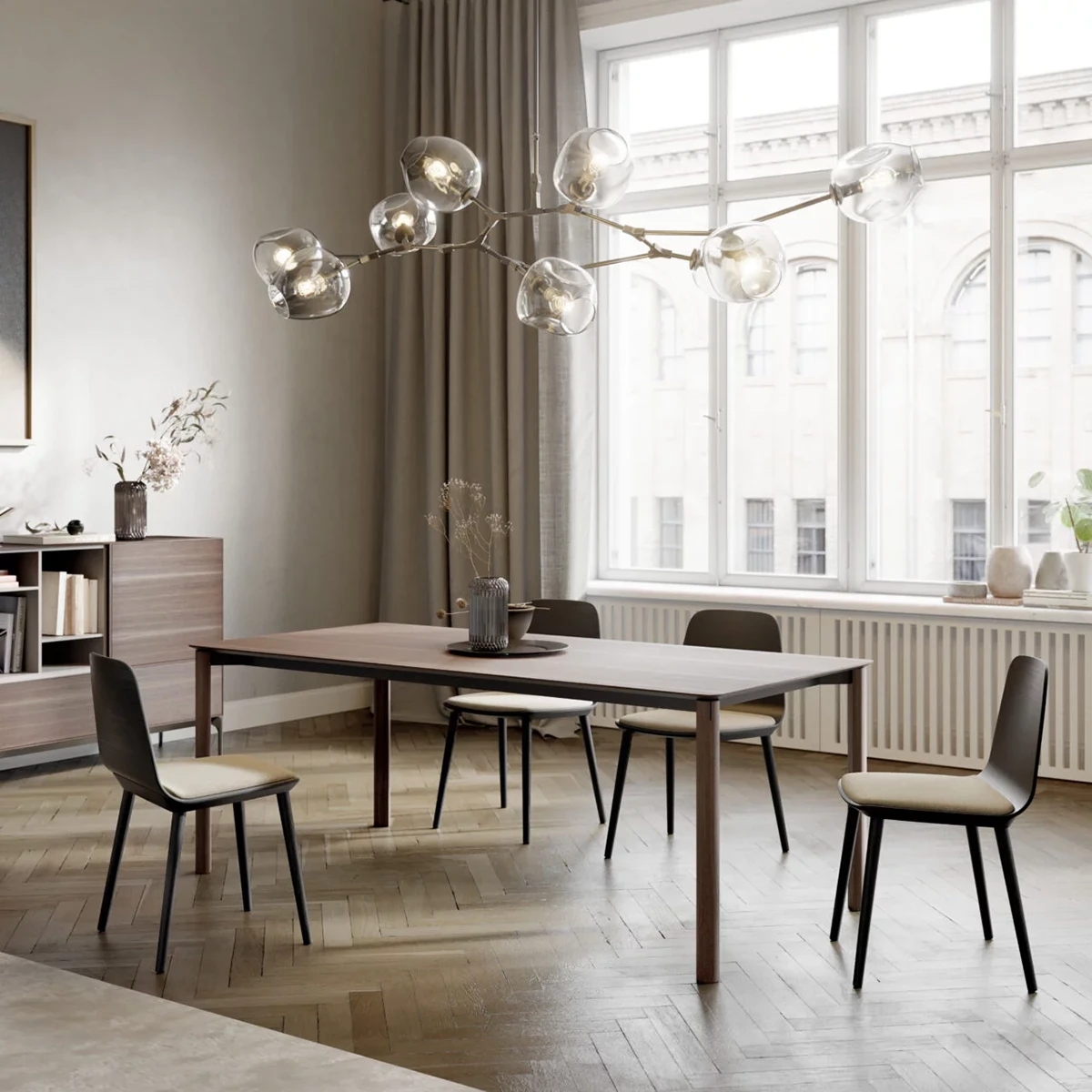 Laga，table，TREKU，metallic color point，Nordic furniture，