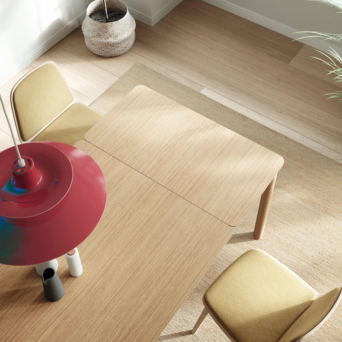 Laga，table，TREKU，metallic color point，Nordic furniture，